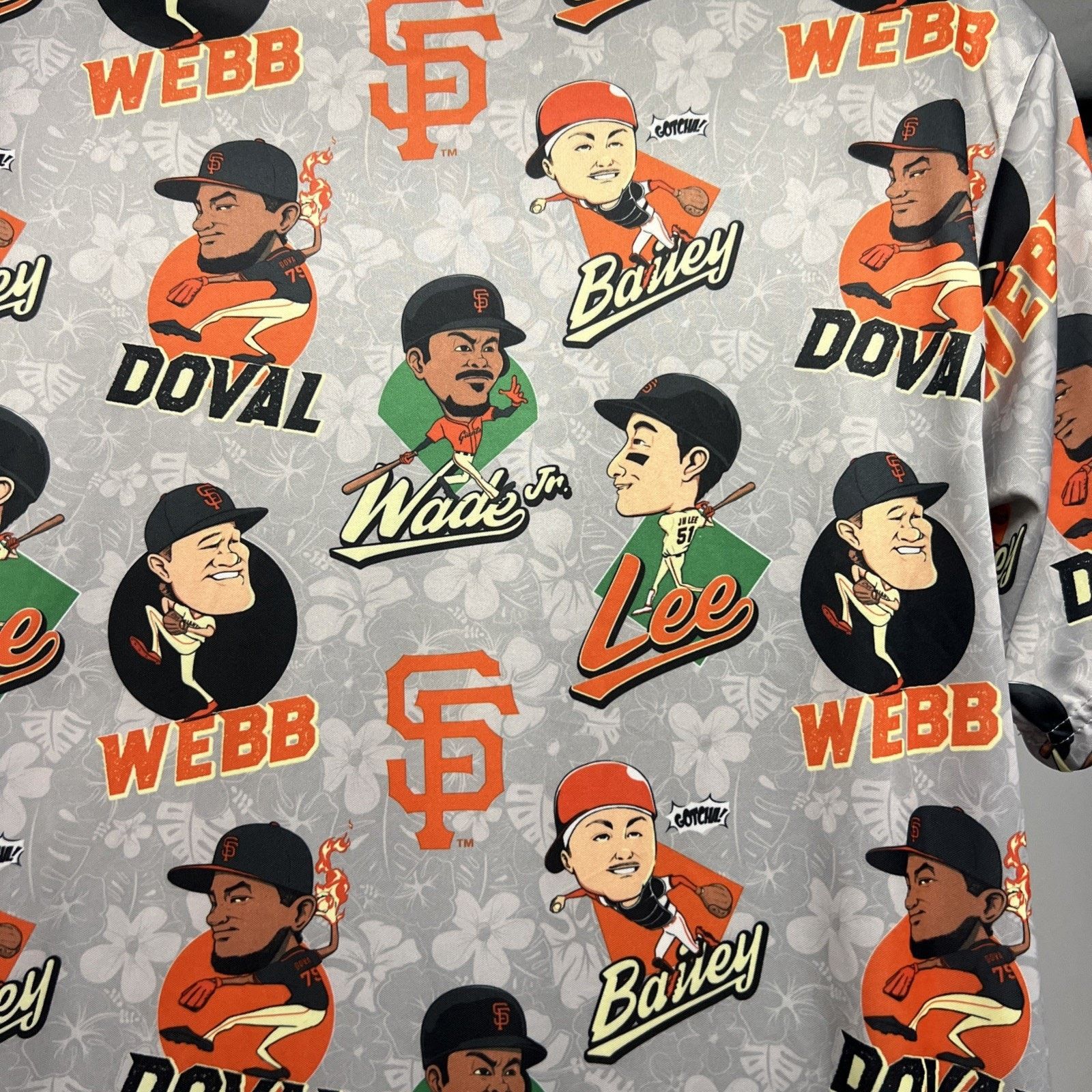 Other SF Giants MLB All Over Graphic Button Up Shirt Mens Medium Size US M / EU 48-50 / 2 - 6 Thumbnail