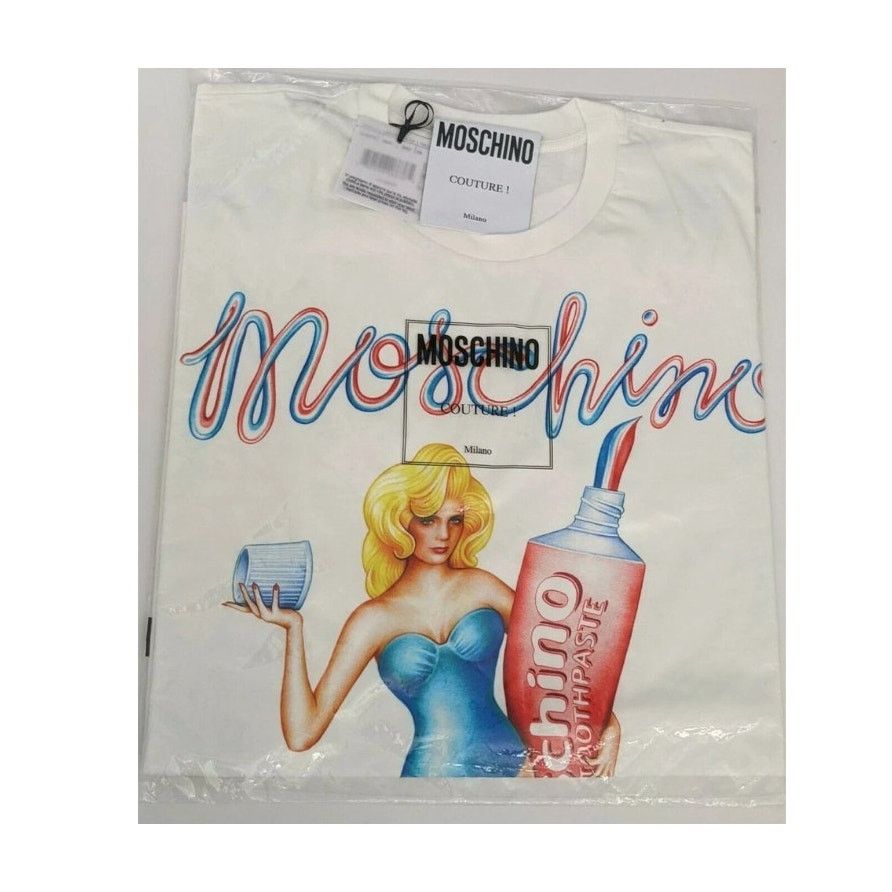 Moschino AW19 Moschino Jeremy Scott Toothpaste Oversized T-shirt Tee Size XS / US 0-2 / IT 36-38 - 10 Thumbnail