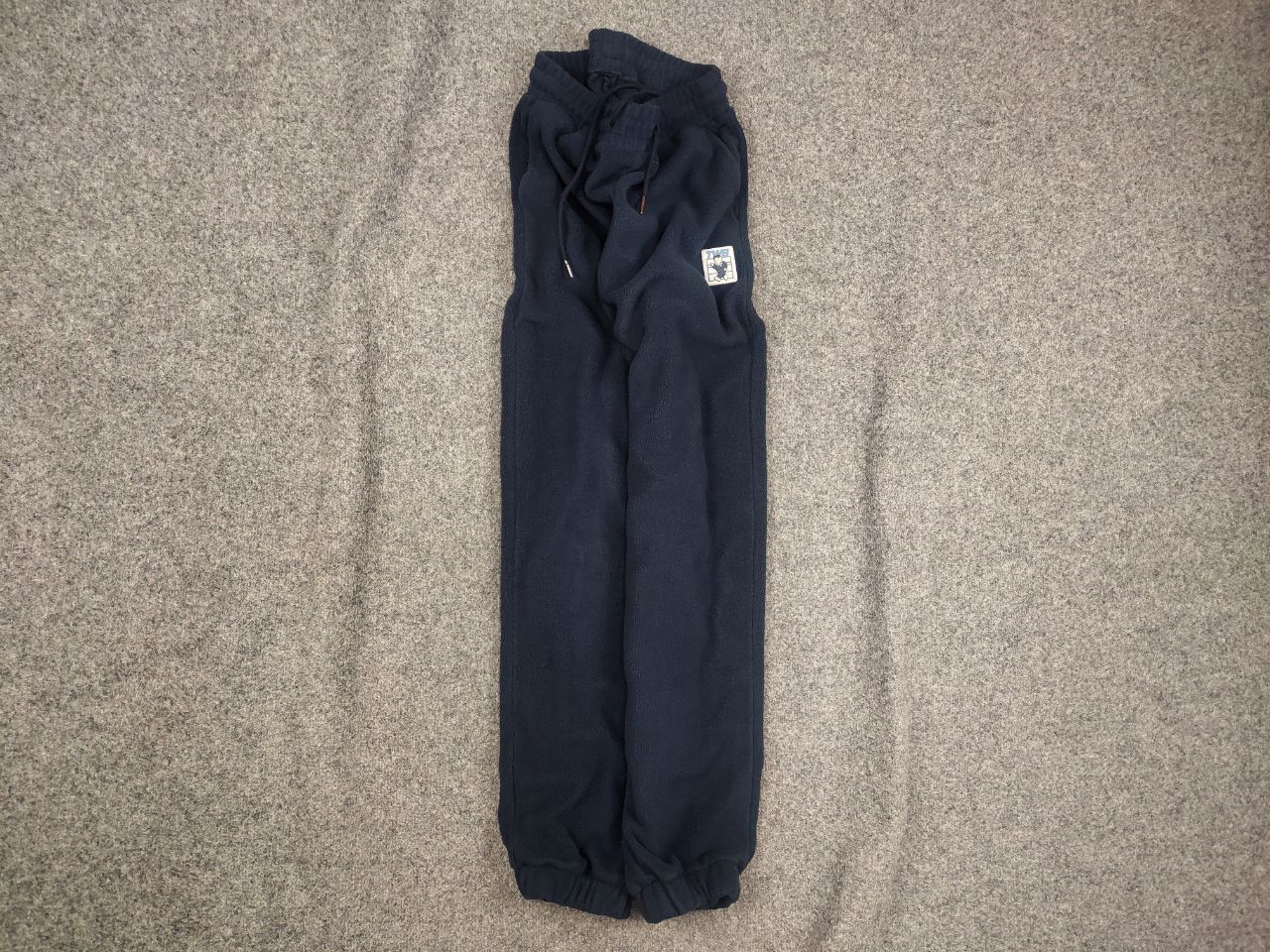 Japanese Brand J ian Ye Japanese Design TWB Dark Blue Baggy Fleece Pants Size US 32 / EU 48 - 1 Thumbnail