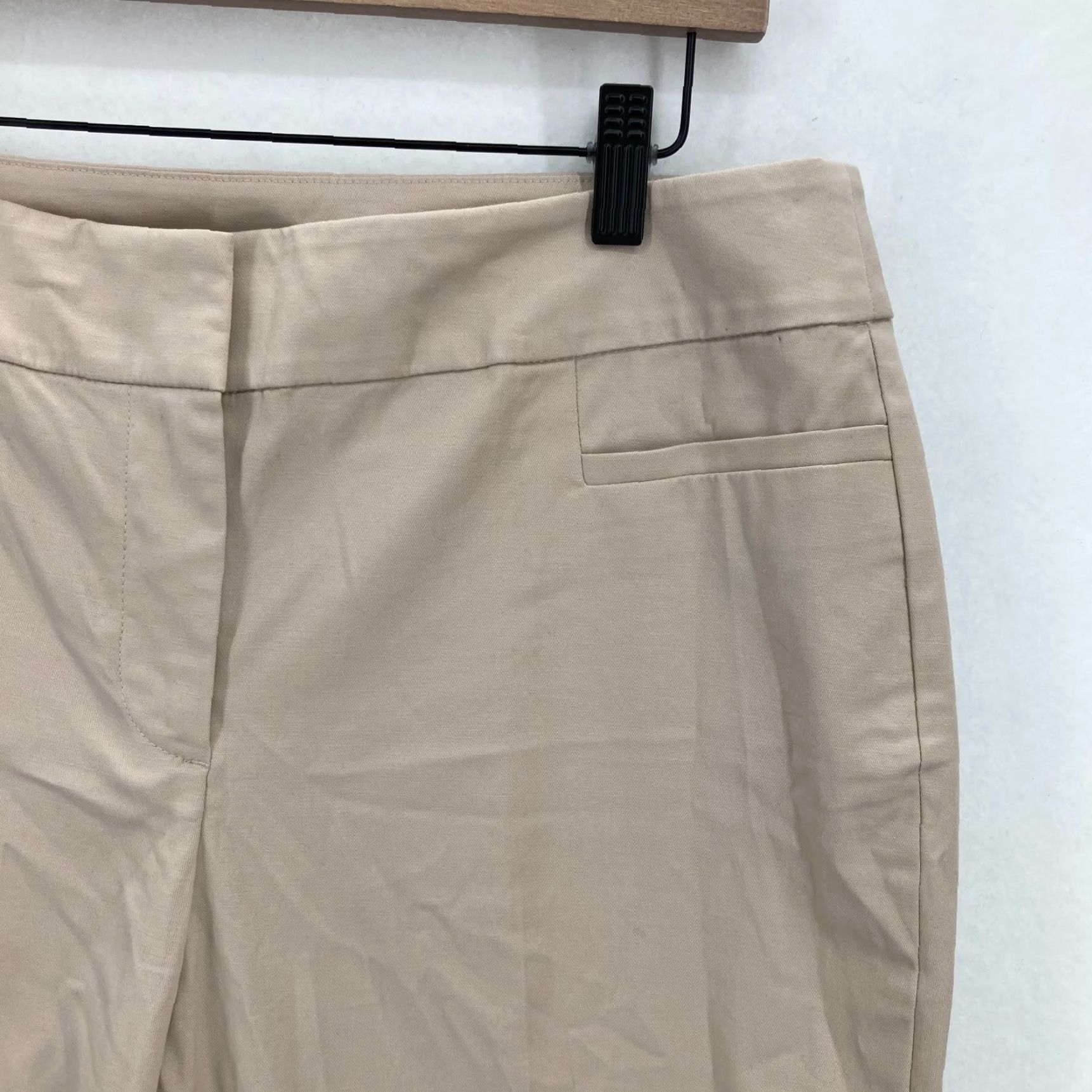 Ann Taylor Ann Taylor Factory Ankle Pant Women's 8P Petite Brown Stretch Mid Rise Career Pant Size 30" / US 8 / IT 44 - 3 Thumbnail