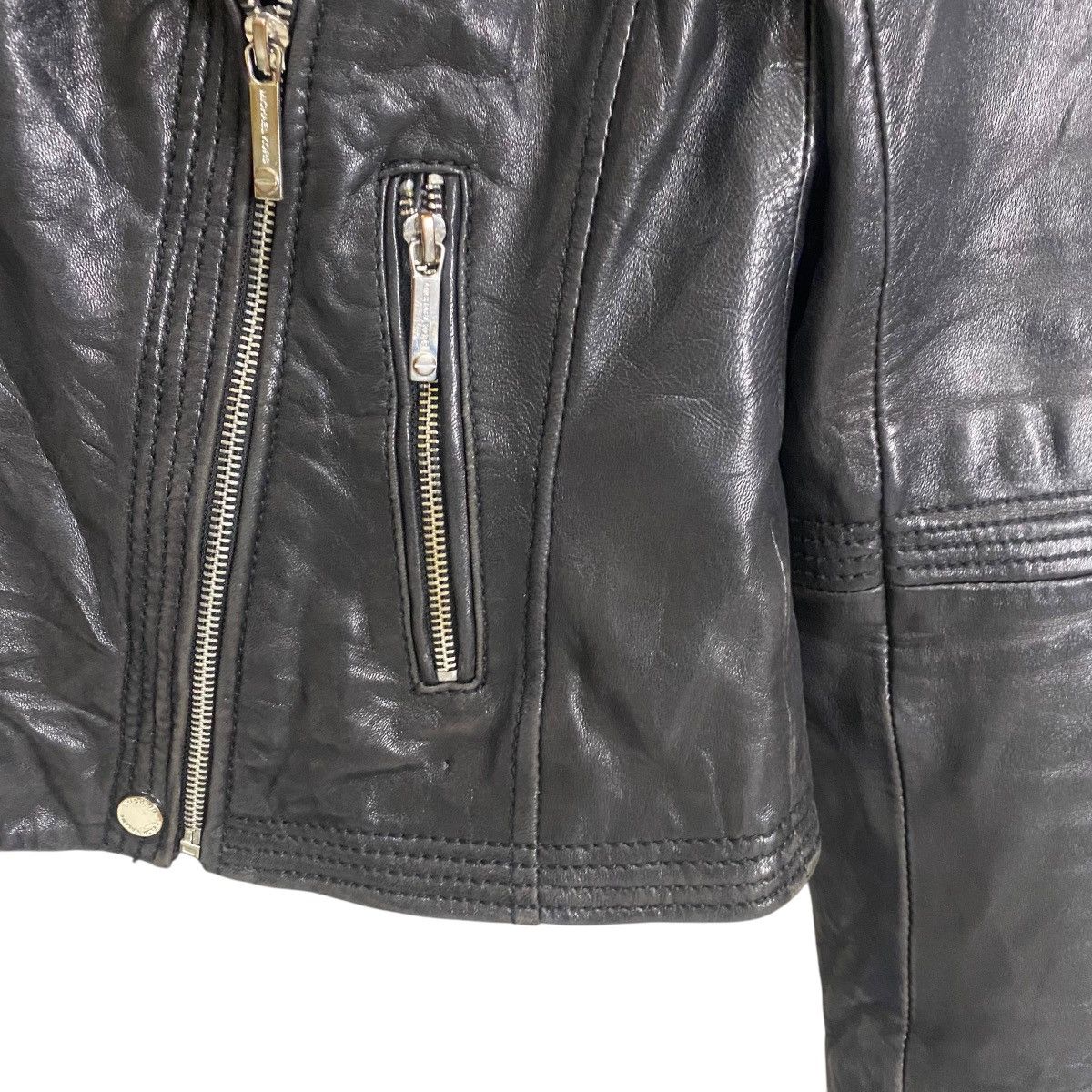 Michael Kors Michael Kors Leather Jacket Size XS / US 0-2 / IT 36-38 - 12 Thumbnail