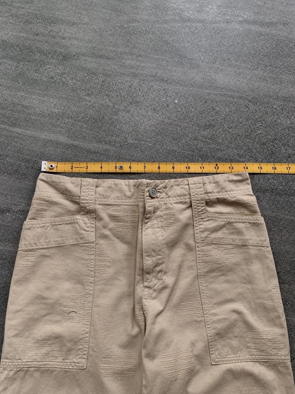 Issey Miyake FREE TAX! Plantation Scratches Effect Relaxed Pants Size US 31 - 10 Thumbnail
