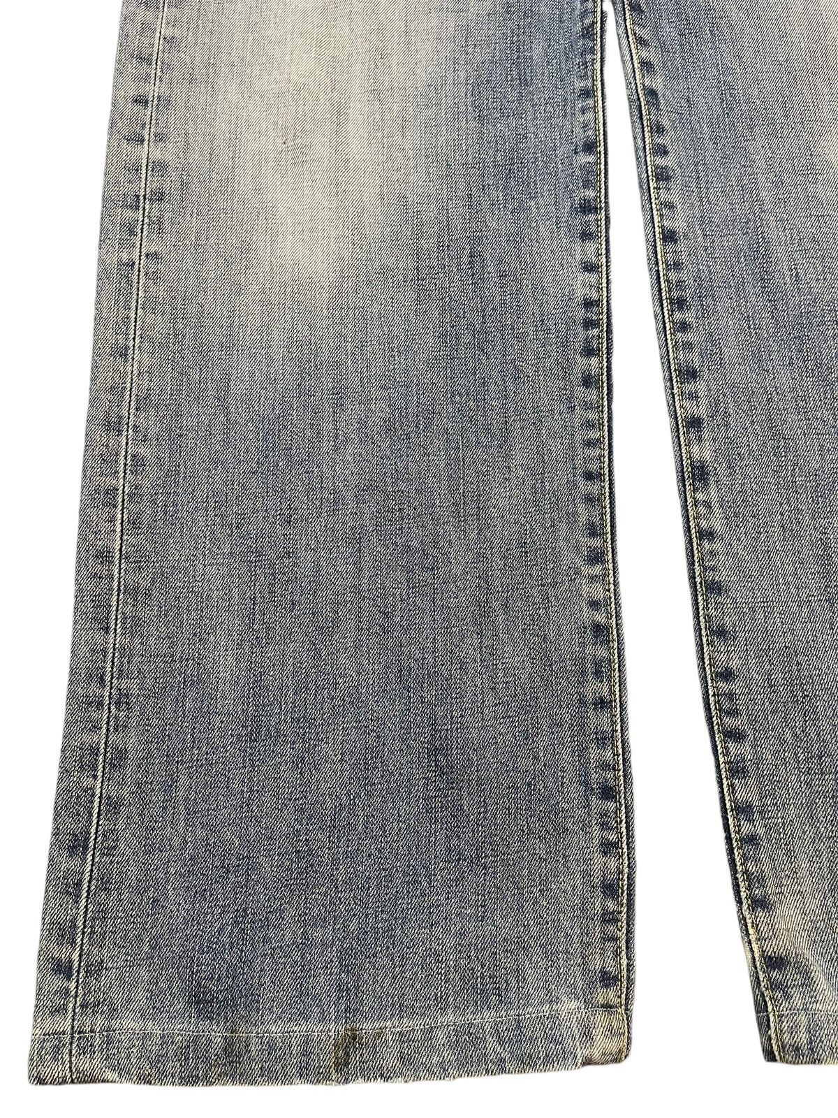 Uniqlo Vintage Y2K Japanese Uniqlo Blue Faded Wash Wide Leg Baggy Size US 36 / EU 52 - 7 Thumbnail