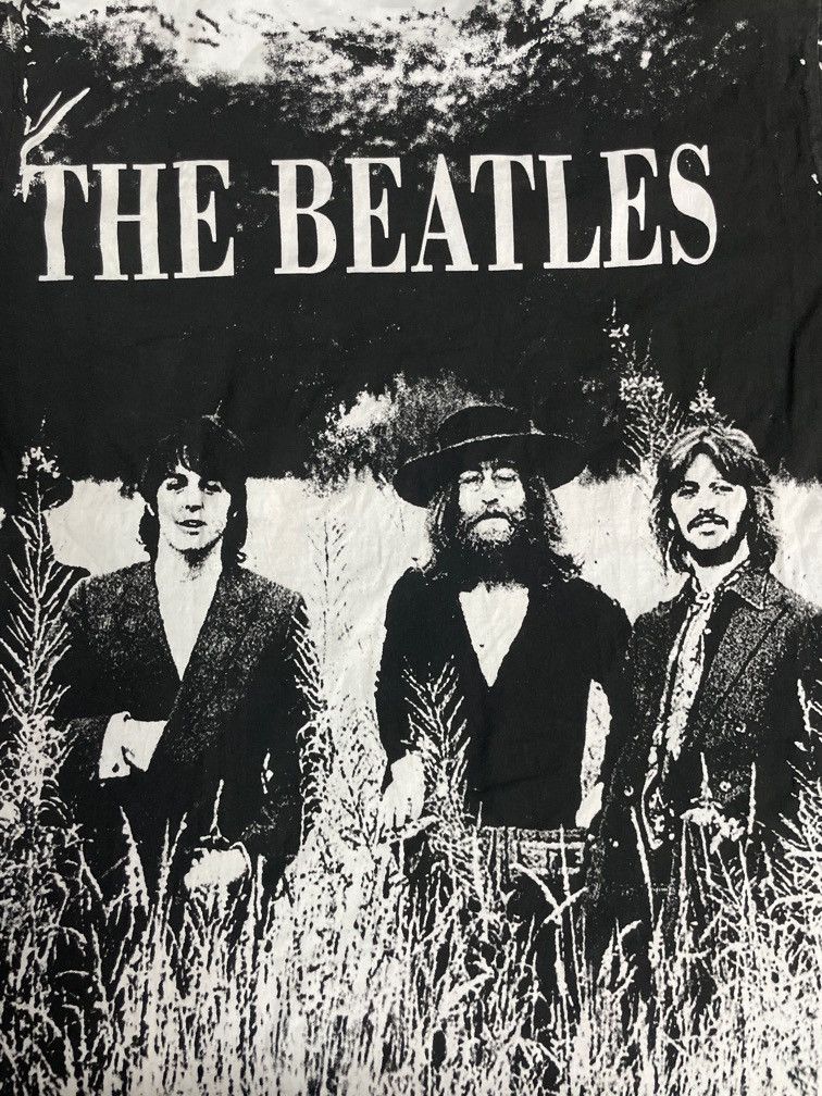 Vintage Vintage THE BEATLES over print 1993 Size US L / EU 52-54 / 3 - 3 Thumbnail