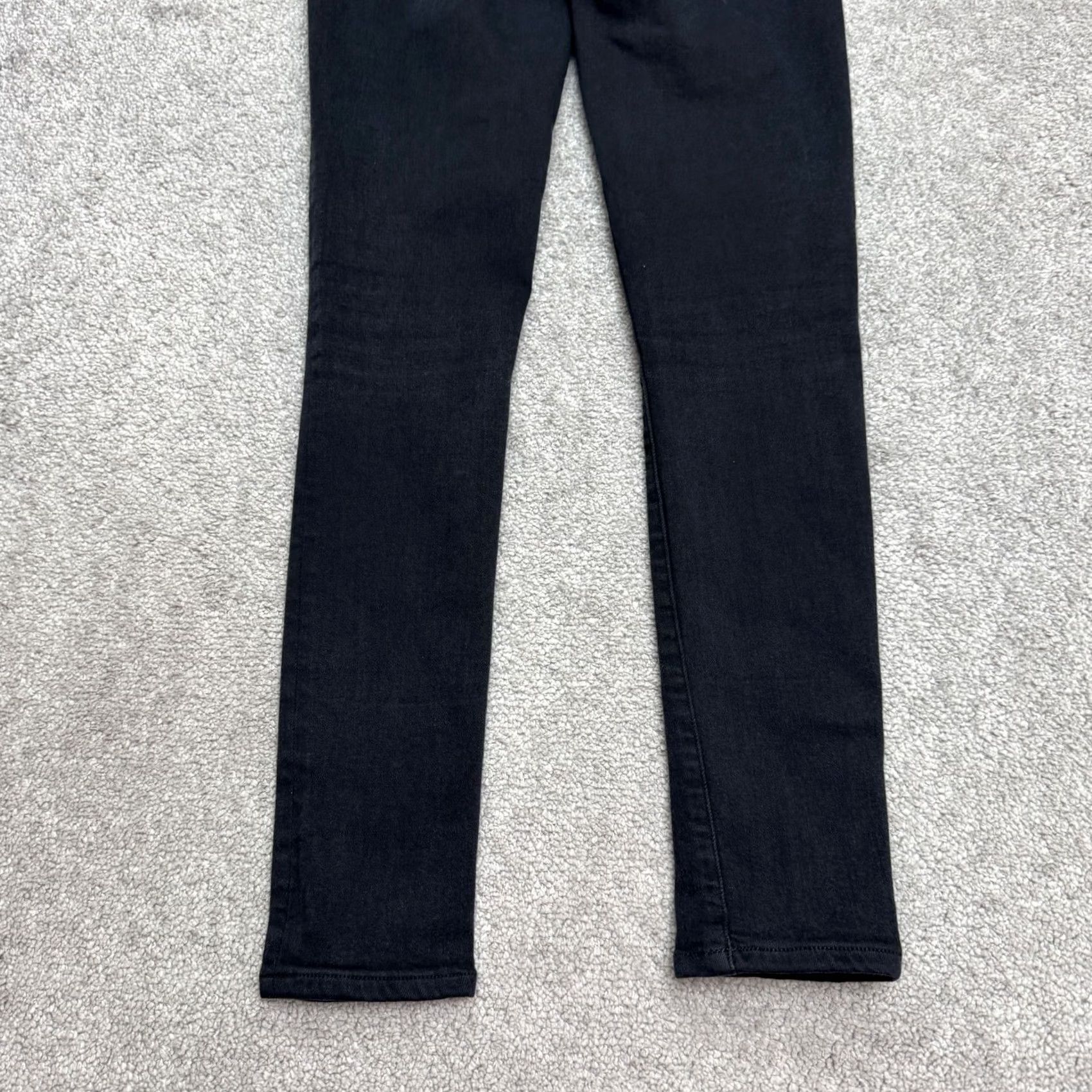 Aritzia Denim Forum The Lola High Rise Skinny Jeans Women 26 Black Stretch Size 26" / US 2 / IT 38 - 4 Thumbnail