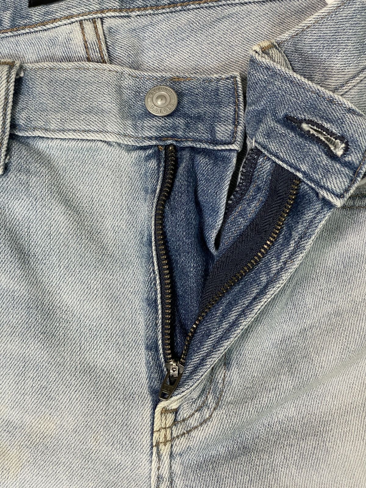Japanese Brand Uniqlo Distressed Jeans Size US 31 - 7 Thumbnail