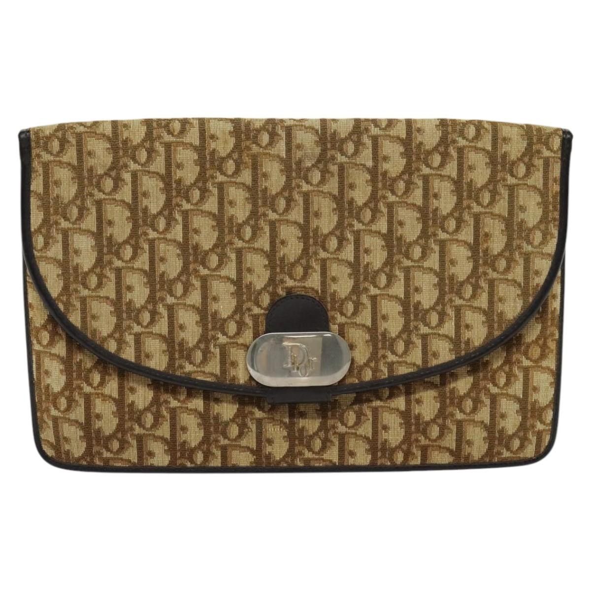 Dior DIOR Trotter Canvas Shoulder Bag Brown Size ONE SIZE - 2 Thumbnail