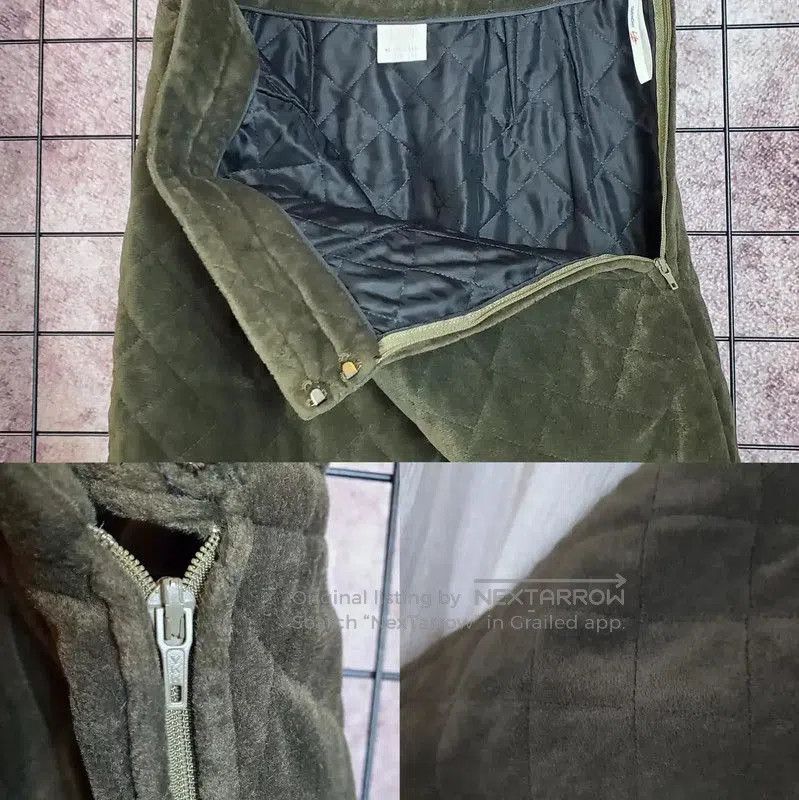 Givenchy Givenchy Green Plaid Midi Skirt for Women . Size 23" - 7 Thumbnail