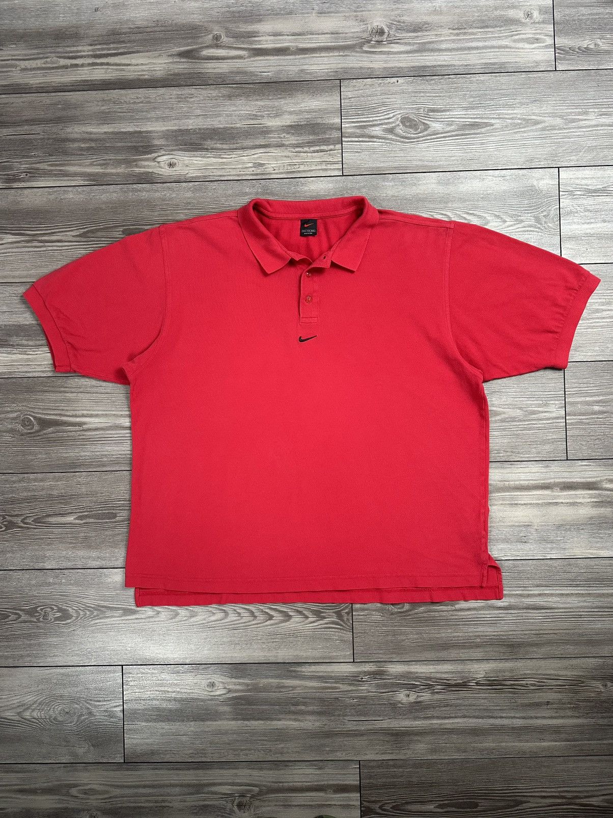 Nike × Vintage Vintage 90’s Nike Center Swoosh Polo Size US XXL / EU 58 / 5 - 1 Thumbnail