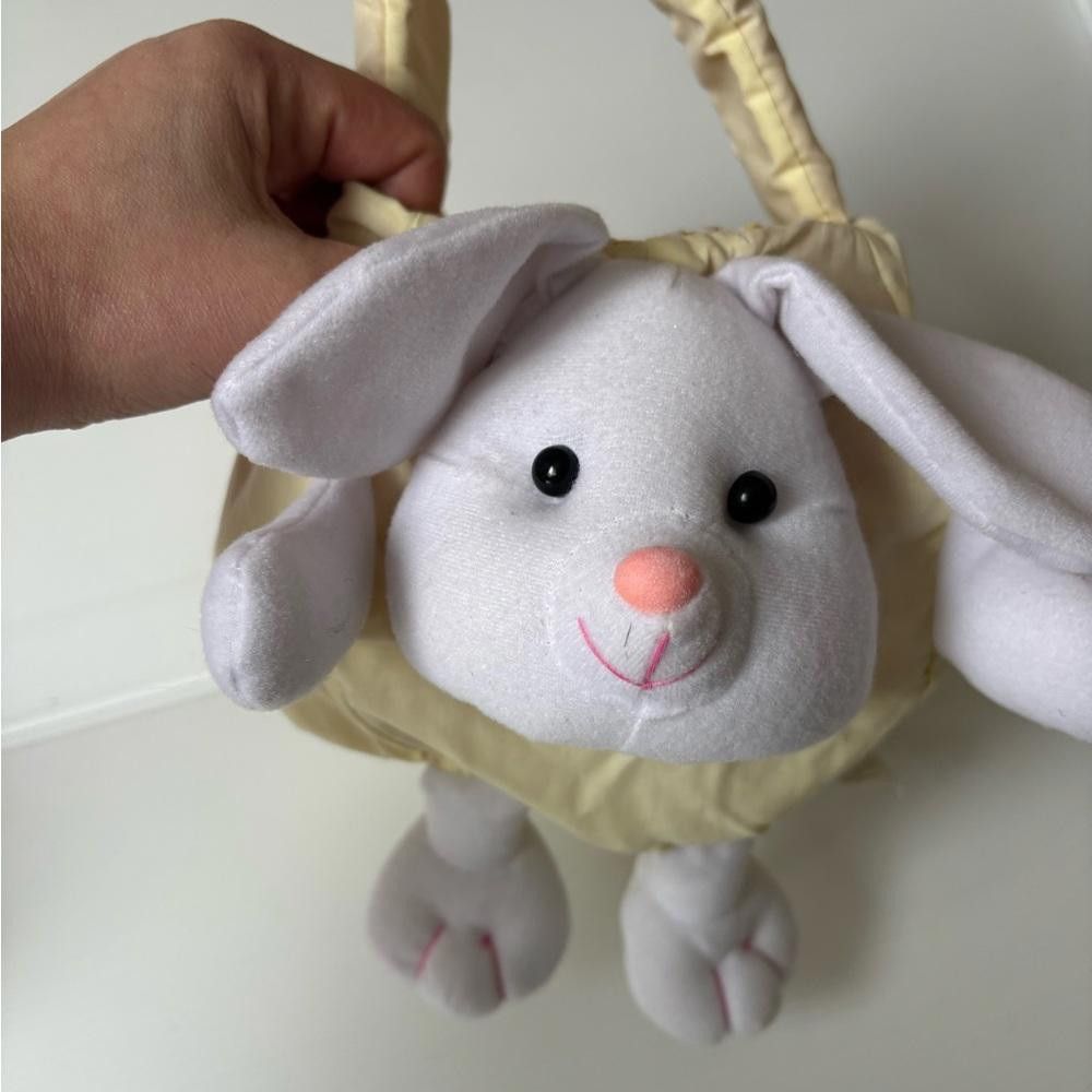 Designer Vintage Easter Plushie Bunny Basket Size ONE SIZE - 4 Thumbnail