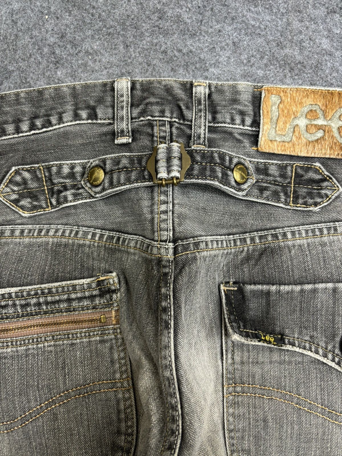 Lee 💥Insane 90s Style💥Lee Cowboy Black Wash Fades Denim F560 Size US 31 - 10 Thumbnail