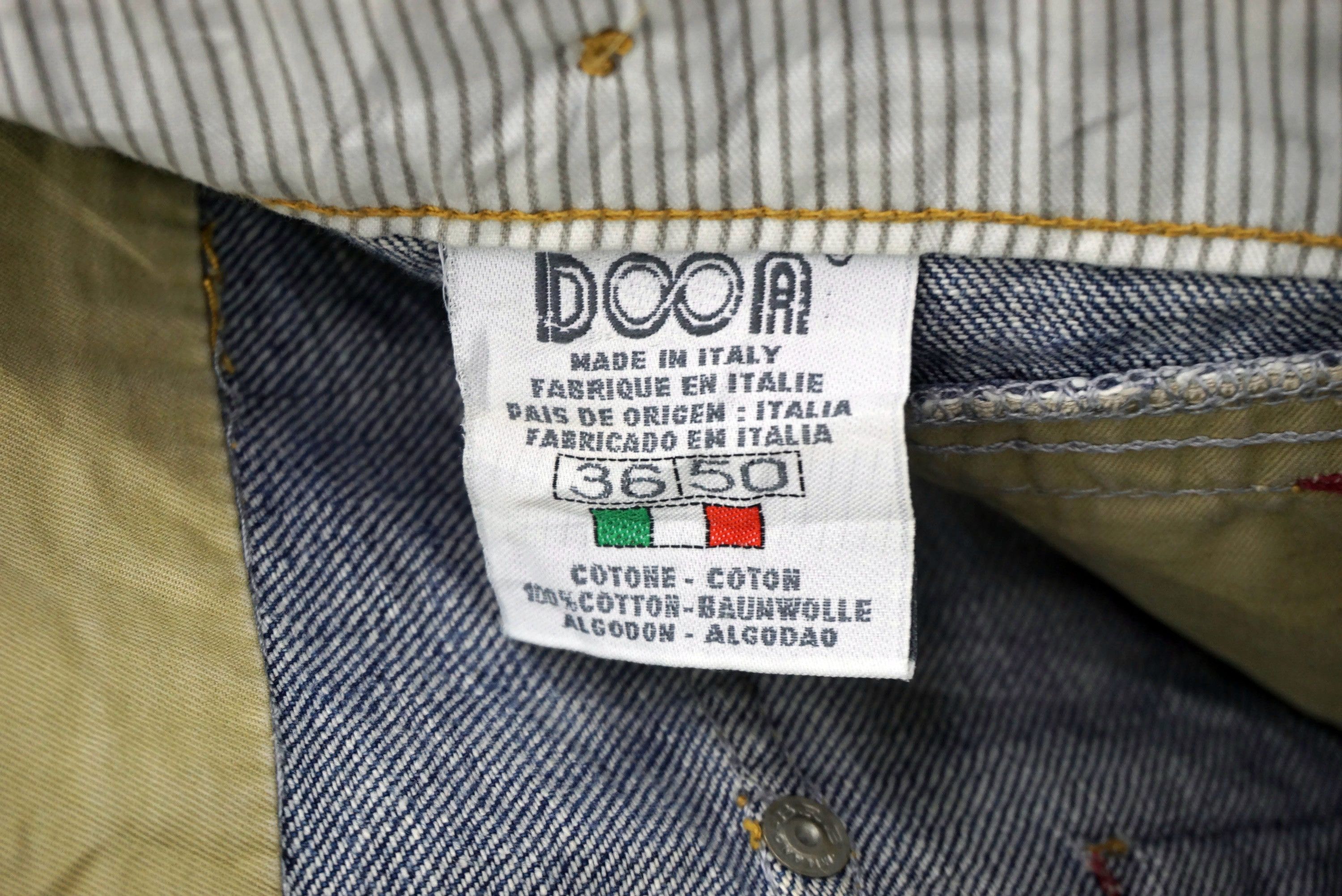 Designer DOOA Jeans Size W36xL35.5 Low-Rise Denim Made in Italy Size US 36 / EU 52 - 15 Thumbnail