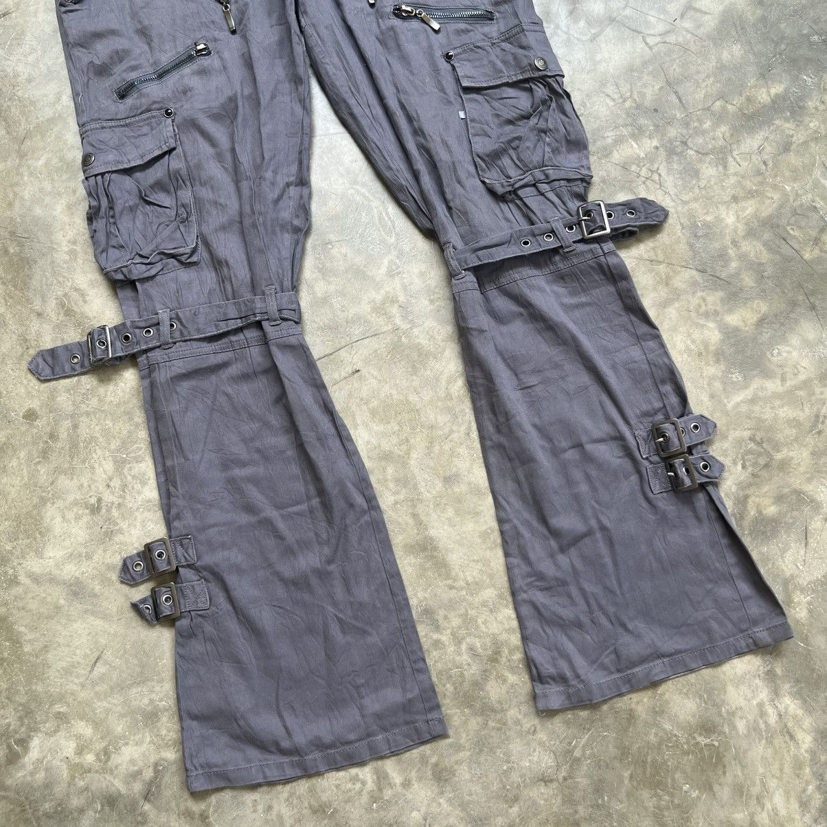 If Six Was Nine Semantic Design Cargo Bondage Flared Pants Size US 34 / EU 50 - 5 Thumbnail