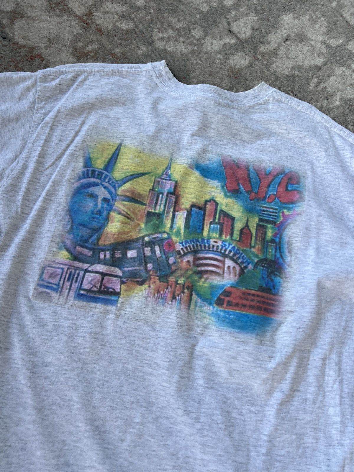 Jerzees Vintage New York Jerzees Tee Size US XL / EU 56 / 4 - 6 Thumbnail