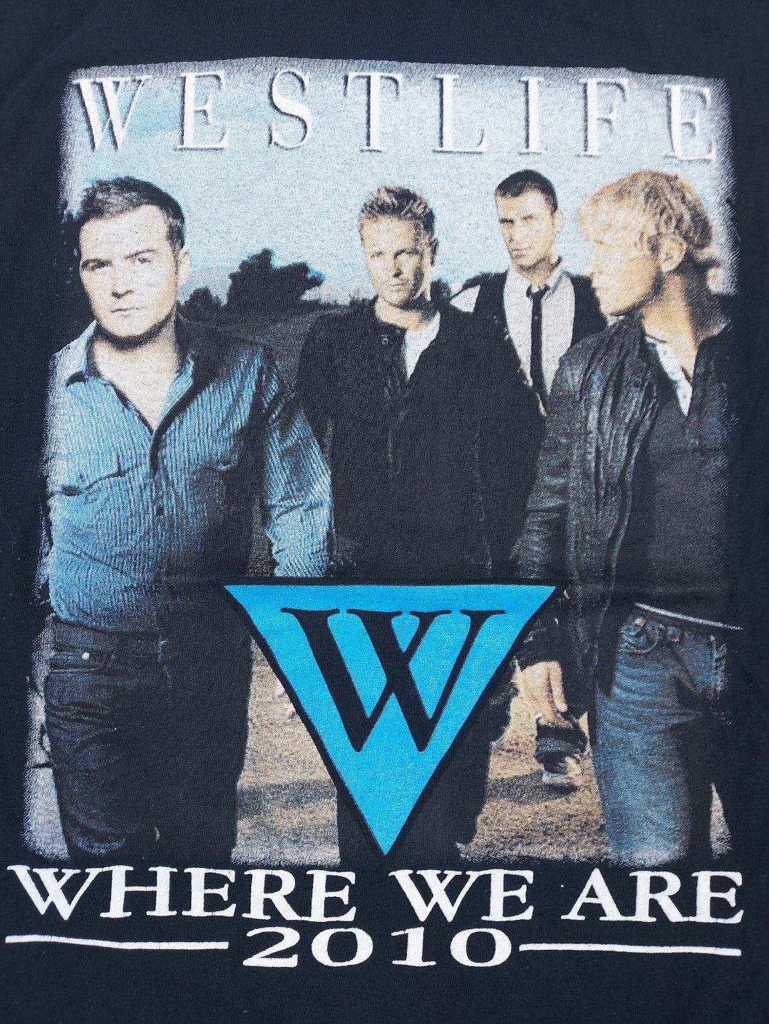 Band Tees × Vintage Vintage 2010 Westlife Boy Band Where We Are Tour TEE Size US M / EU 48-50 / 2 - 4 Thumbnail