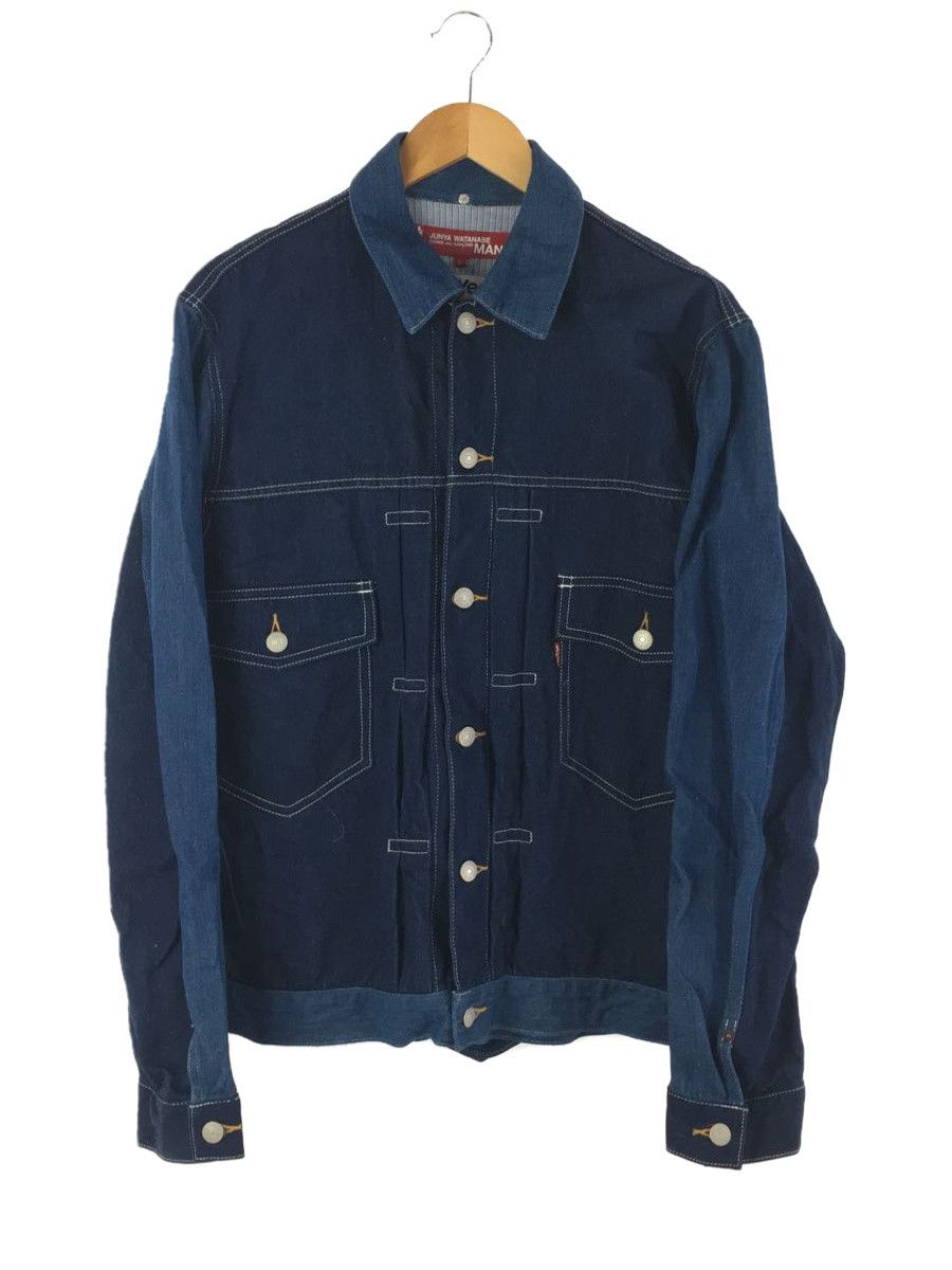 Denim Jackets G Jean Button Up Flap Pocket Cotton Indigo