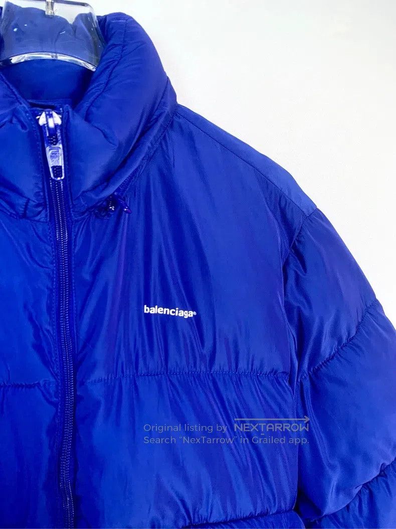 Balenciaga Balenciaga Letter Logo Embroidered Stand Collar Zipper Dow Size US S / EU 44-46 / 1 - 3 Thumbnail