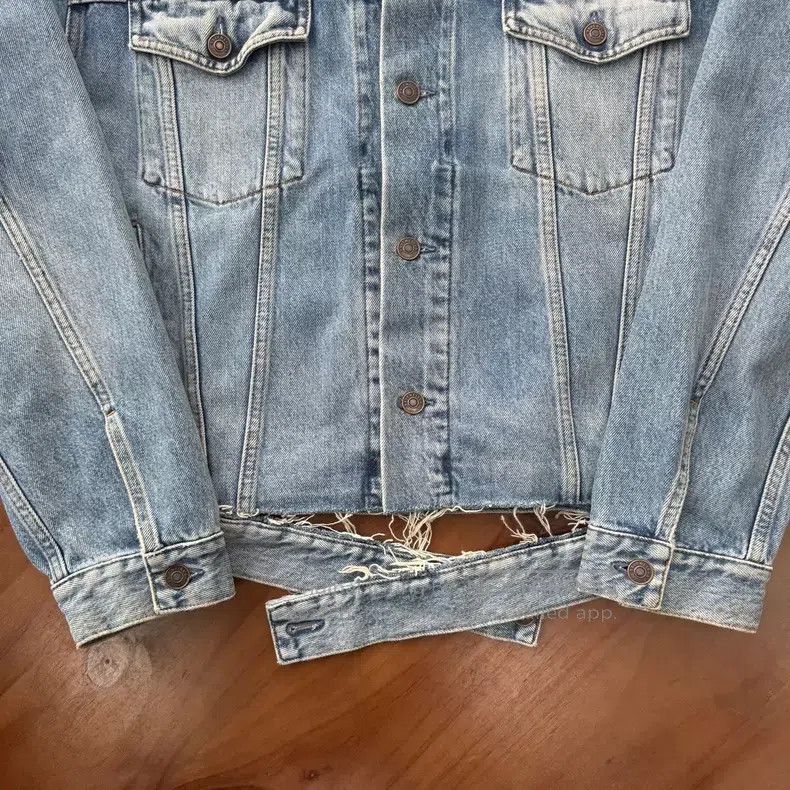 Balenciaga Balenciaga Embroidered collar denim jacket Size XS / US 0-2 / IT 36-38 - 5 Thumbnail