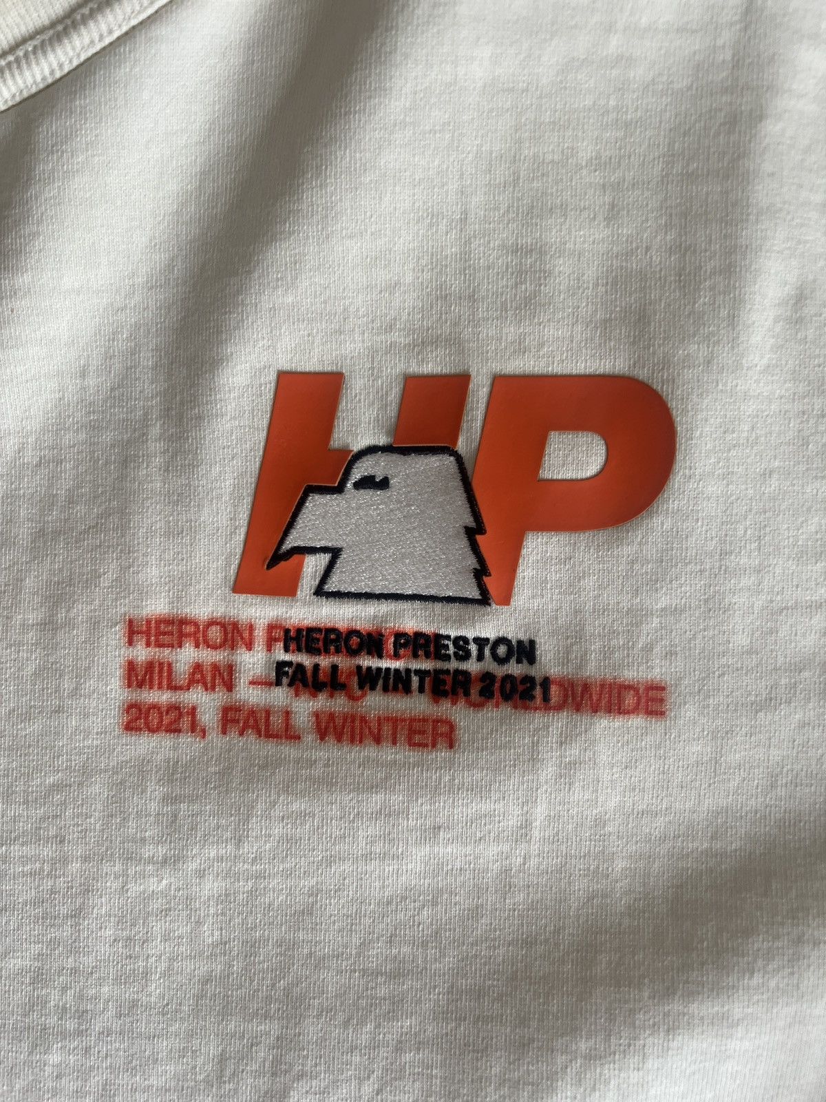 Heron Preston Heron Preston Tee Cream Size US S / EU 44-46 / 1 - 3 Thumbnail