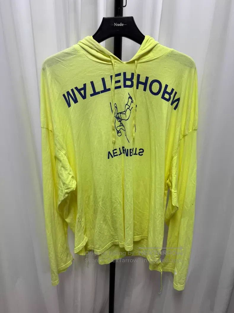Vetements VETEMENTS Fluorescent Yellow Sweatshirt Size US M / EU 48-50 / 2 - 1 Thumbnail