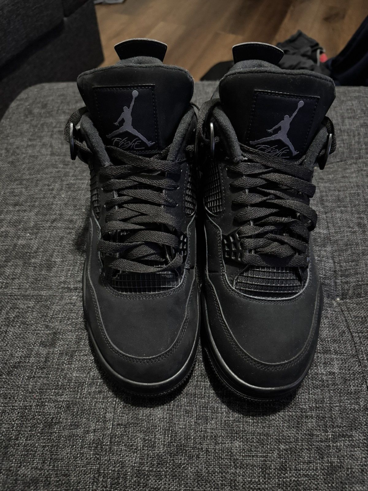 Jordan Brand Air Jordan Retro 4 “Black Cat” 2020 Size US 10 / EU 43 - 3 Thumbnail