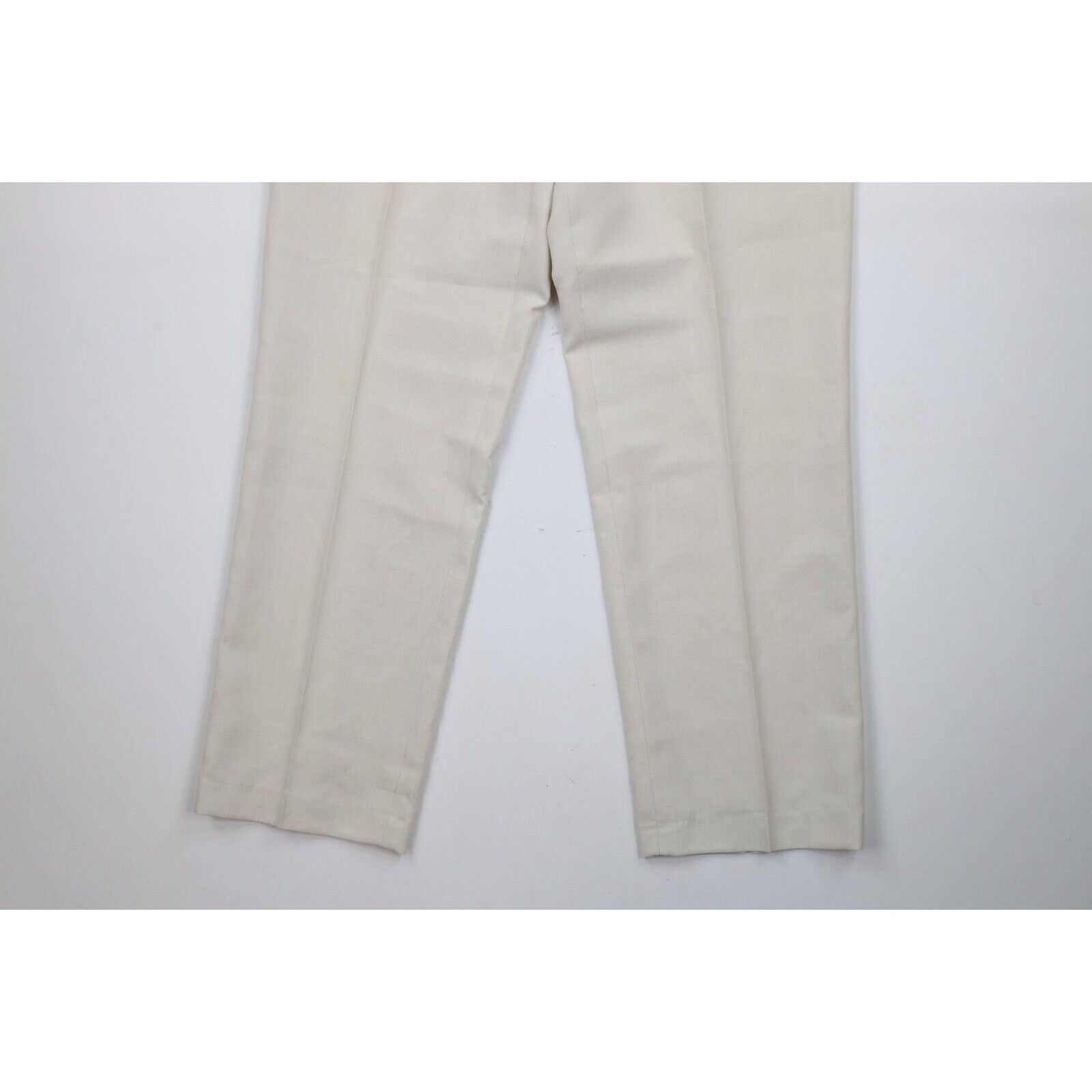Vintage Streetwear Lightweight 3 Piece Wedding Suit Beige Size 46R - 10 Thumbnail