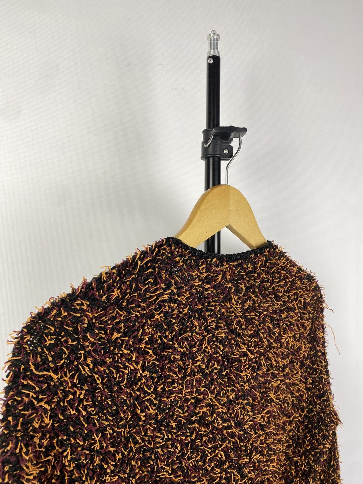 Japanese Brand × Vintage Vintage 🔥 Japanese Y2K Fuzzy Mohair Style Cropped Sweater Size M / US 6-8 / IT 42-44 - 5 Thumbnail