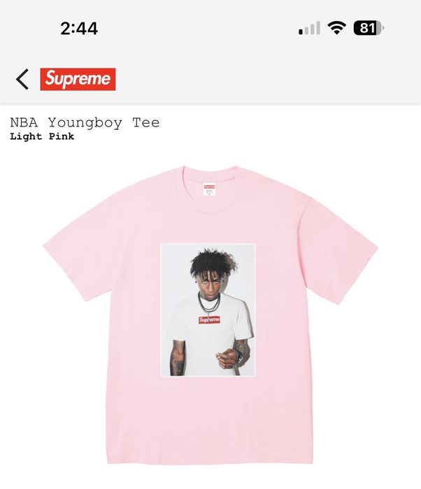 Supreme Supreme Youngboy Tee | Grailed