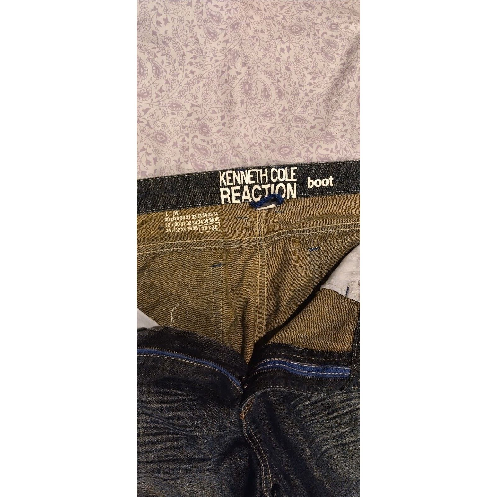 Kenneth Cole Kenneth Cole Reaction Jeans 38×32 Slim Straight Cut Denim Size US 38 / EU 54 - 3 Thumbnail