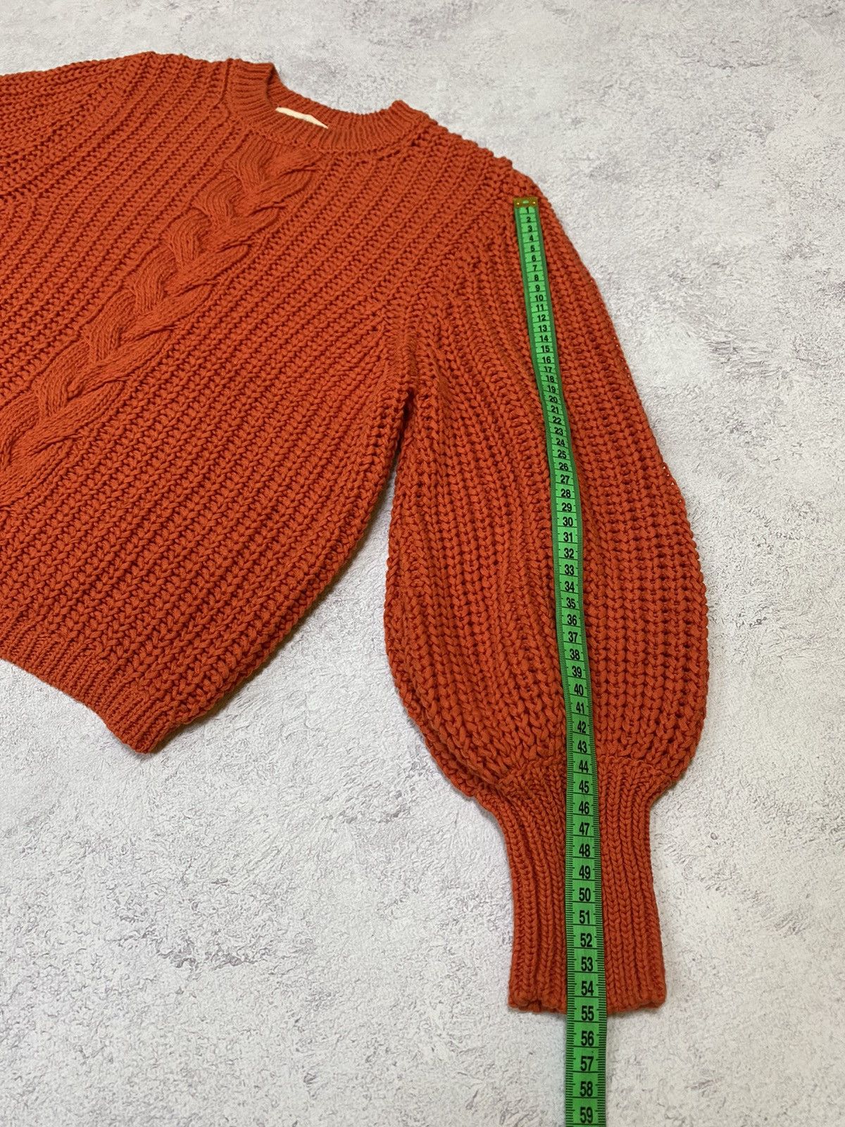 Sezane Sezane Orange Cotton Knit Jumper Sweater Size S Size S / US 4 / IT 40 - 14 Thumbnail