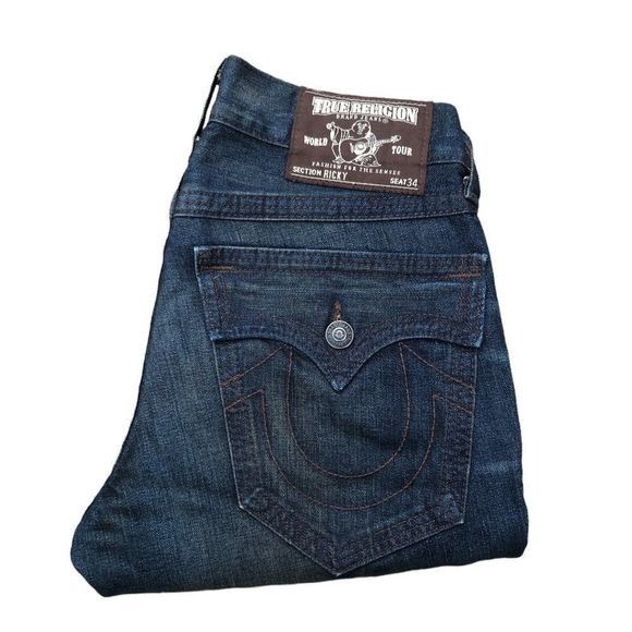 Vintage True Religion Jeans Size 30 RICKY Blue