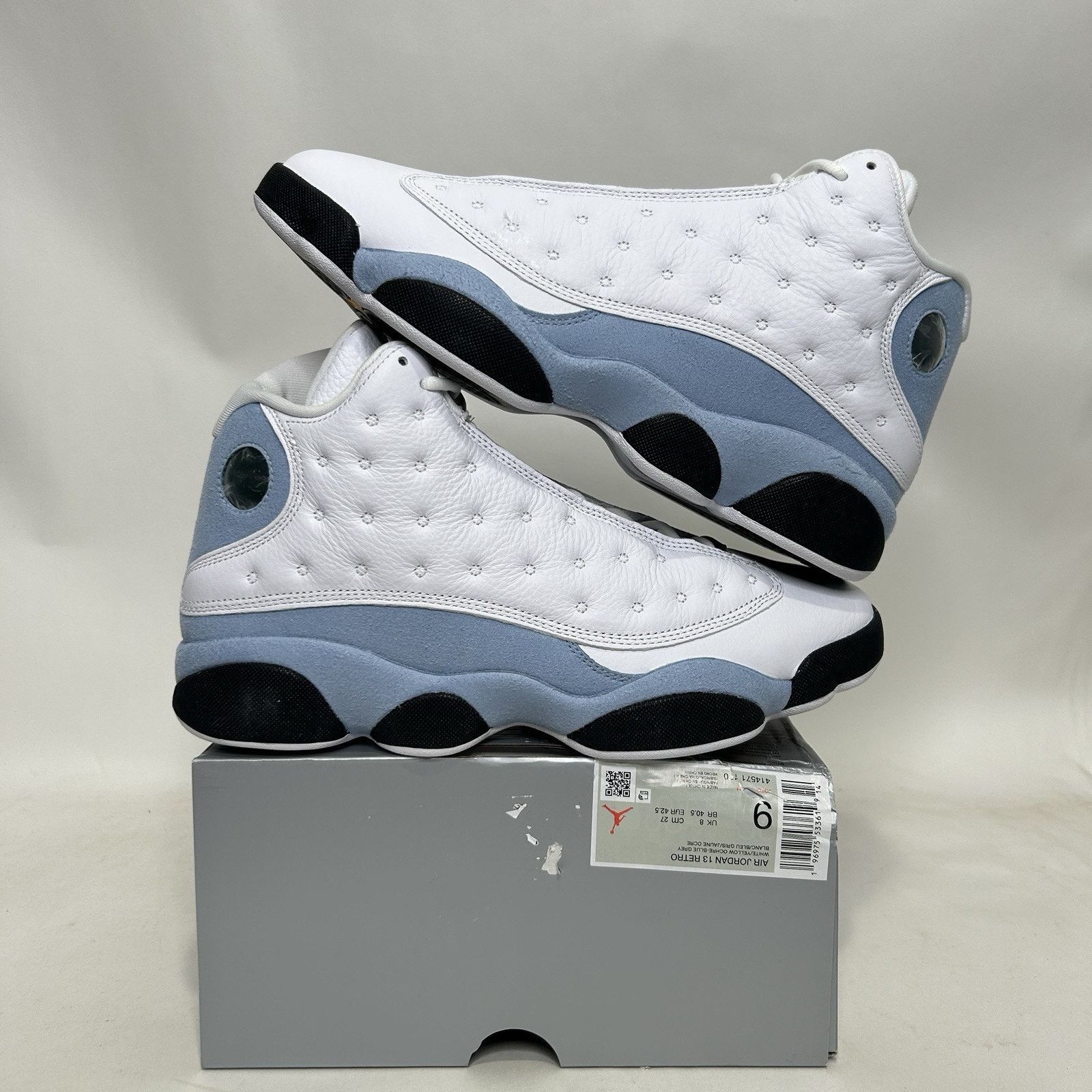 Nike Nike Air Jordan 13 Retro “Blue Grey” Size US 9 / EU 42 - 1 Thumbnail