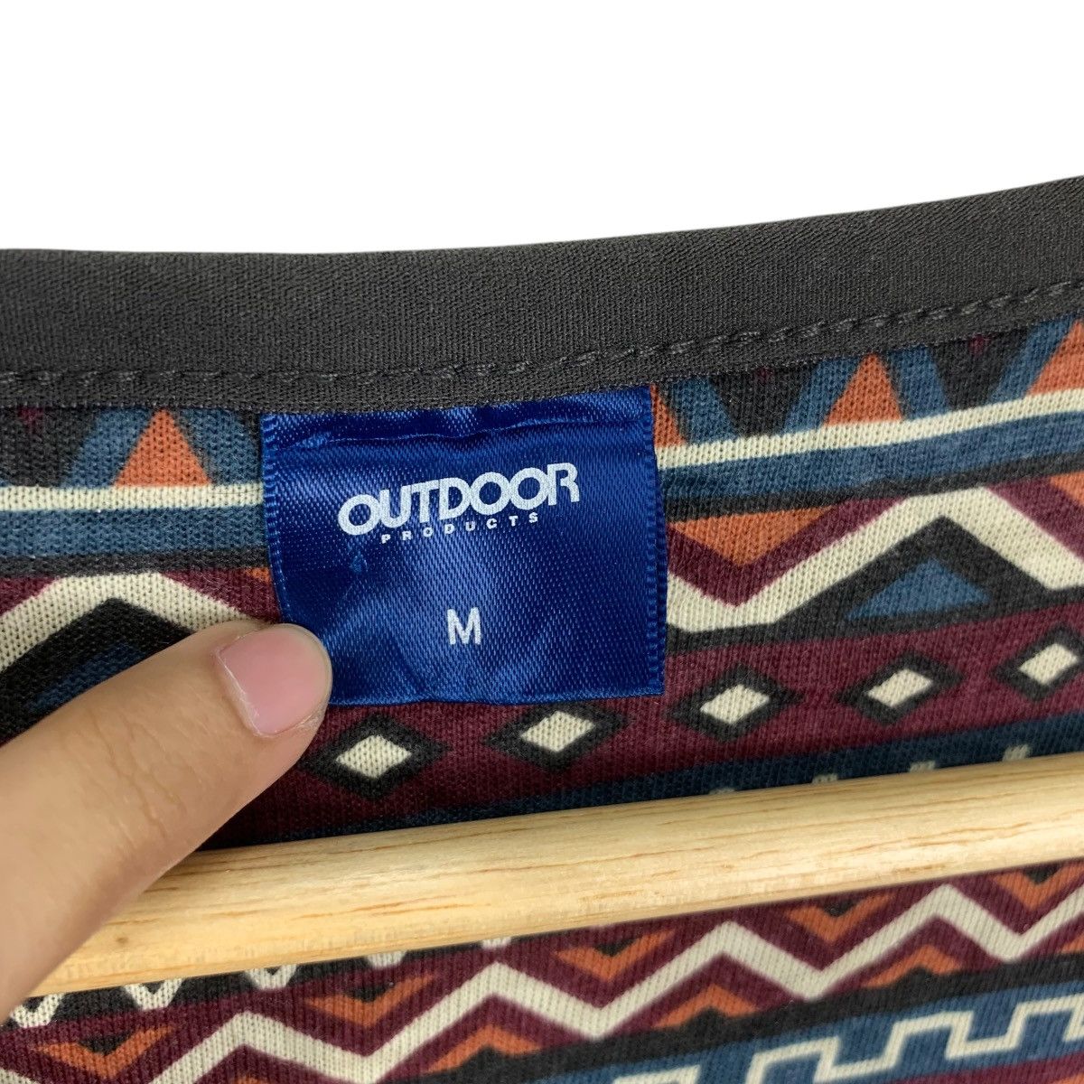 Other OUTDOOR USA Deep Pile Sherpa Over Print Aztec Fleece Jacket Size M / US 6-8 / IT 42-44 - 8 Thumbnail