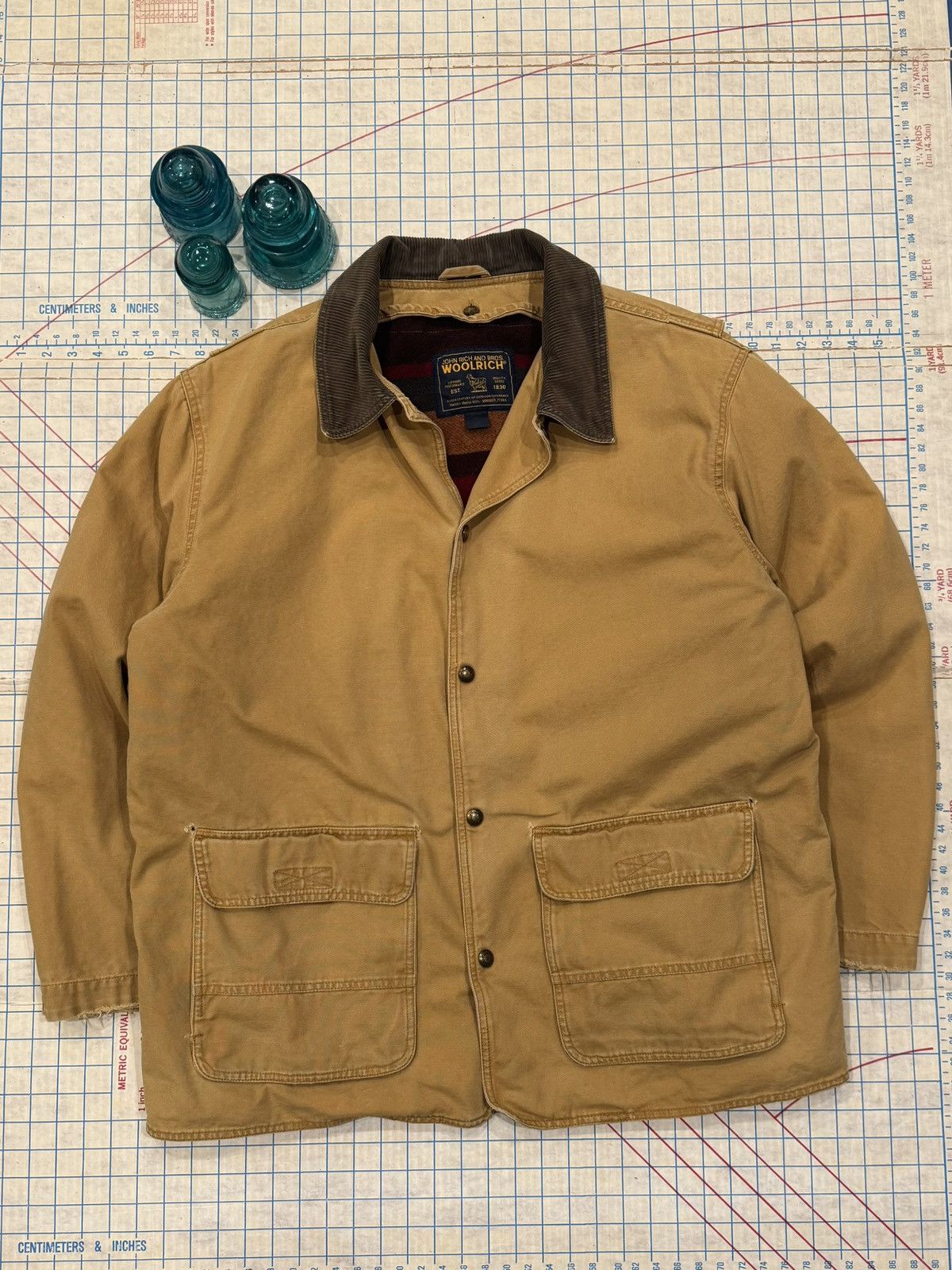 Woolrich Woolen Mills Vintage Woolrich Chore Coat / Barn Jacket With Blanket Liner Size US XL / EU 56 / 4 - 2 Thumbnail