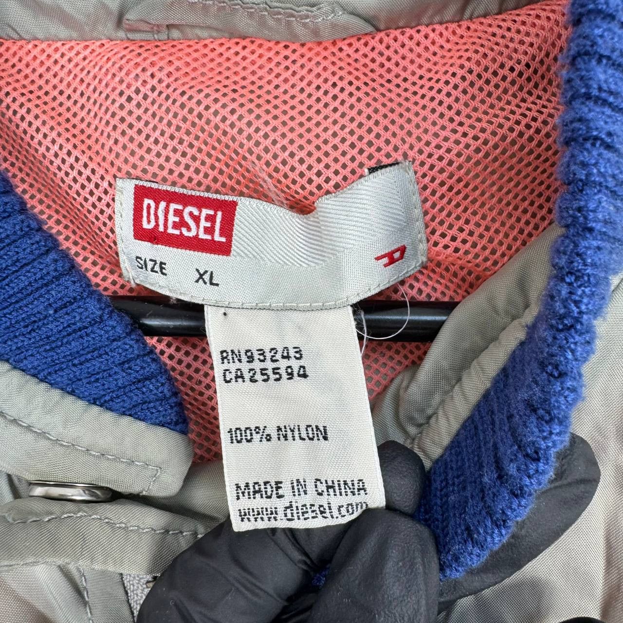 Diesel Diesel Racing Bomber Jacket Grey Lightweight Zip Up Size XL Size US L / EU 52-54 / 3 - 7 Thumbnail