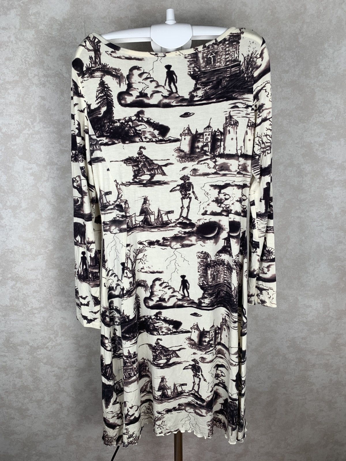 Jean Charles De Castelbajac × Vintage Jean Charles De Castelbajac Gothica Dress Size M / US 6-8 / IT 42-44 - 4 Thumbnail
