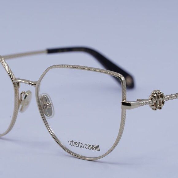 Roberto Cavalli Roberto Cavalli VRC048 0300 Eyeglasses Shiny Rose Gold 56mm Size ONE SIZE - 10 Thumbnail