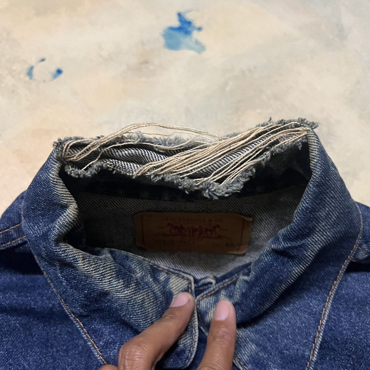 Levi's Vintage Levis Distressed Denim Jacket Size US M / EU 48-50 / 2 - 8 Thumbnail