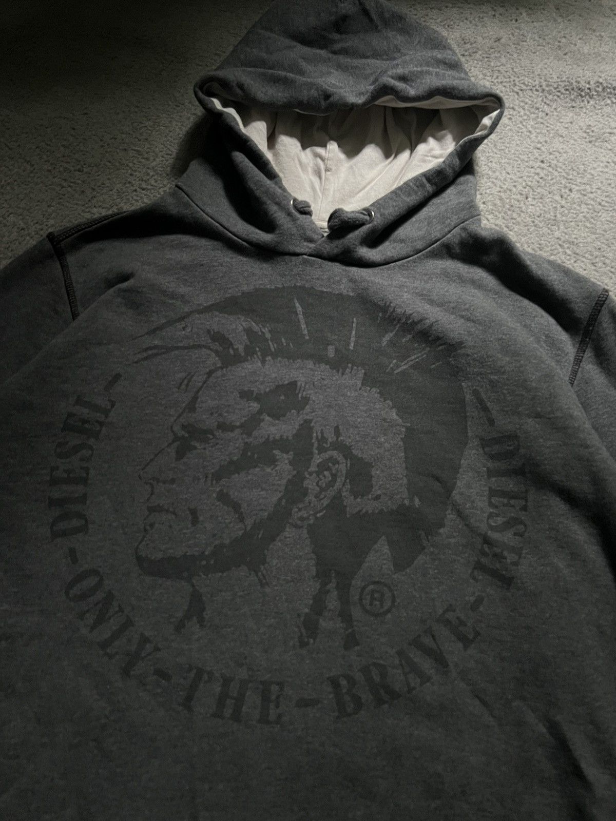 Diesel Diesel Mohawk Punk 2000s Slogan Hoodie grunge y2k | Grailed