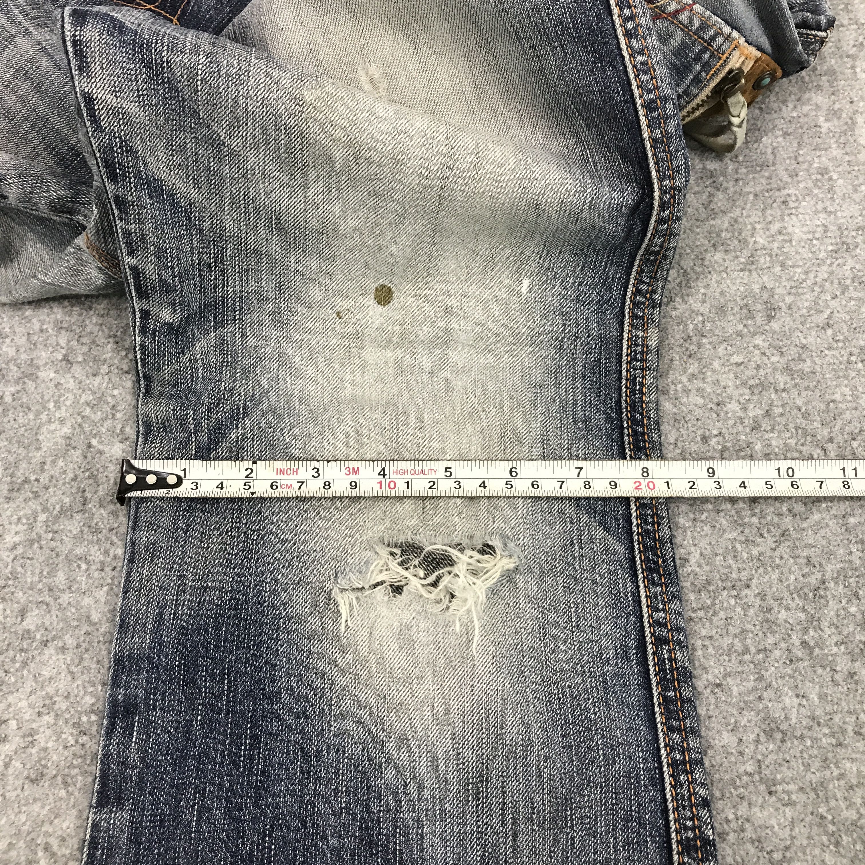 Edwin BOOTCUT DENIM EDWIN JAPAN DISTRESSED JEANS FADED PANTS Size US 30 / EU 46 - 12 Thumbnail