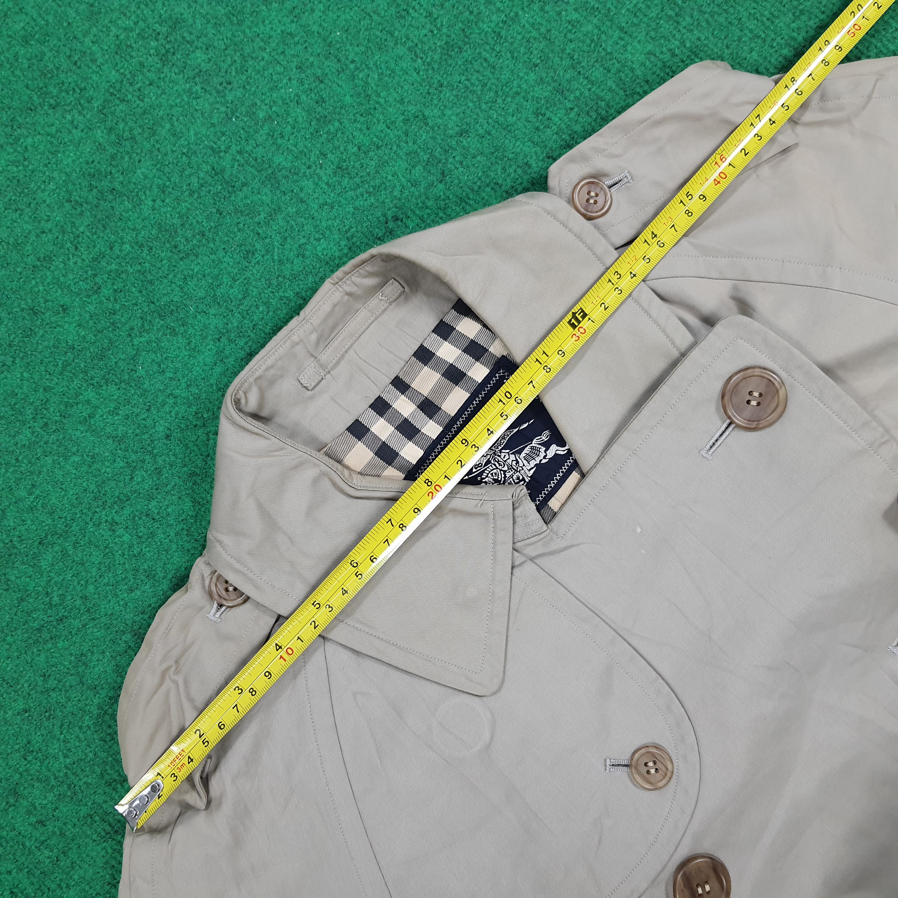 Burberry × Vintage Vintage Burberrys Nova Check Casual Trench Jacket Size US M / EU 48-50 / 2 - 10 Thumbnail