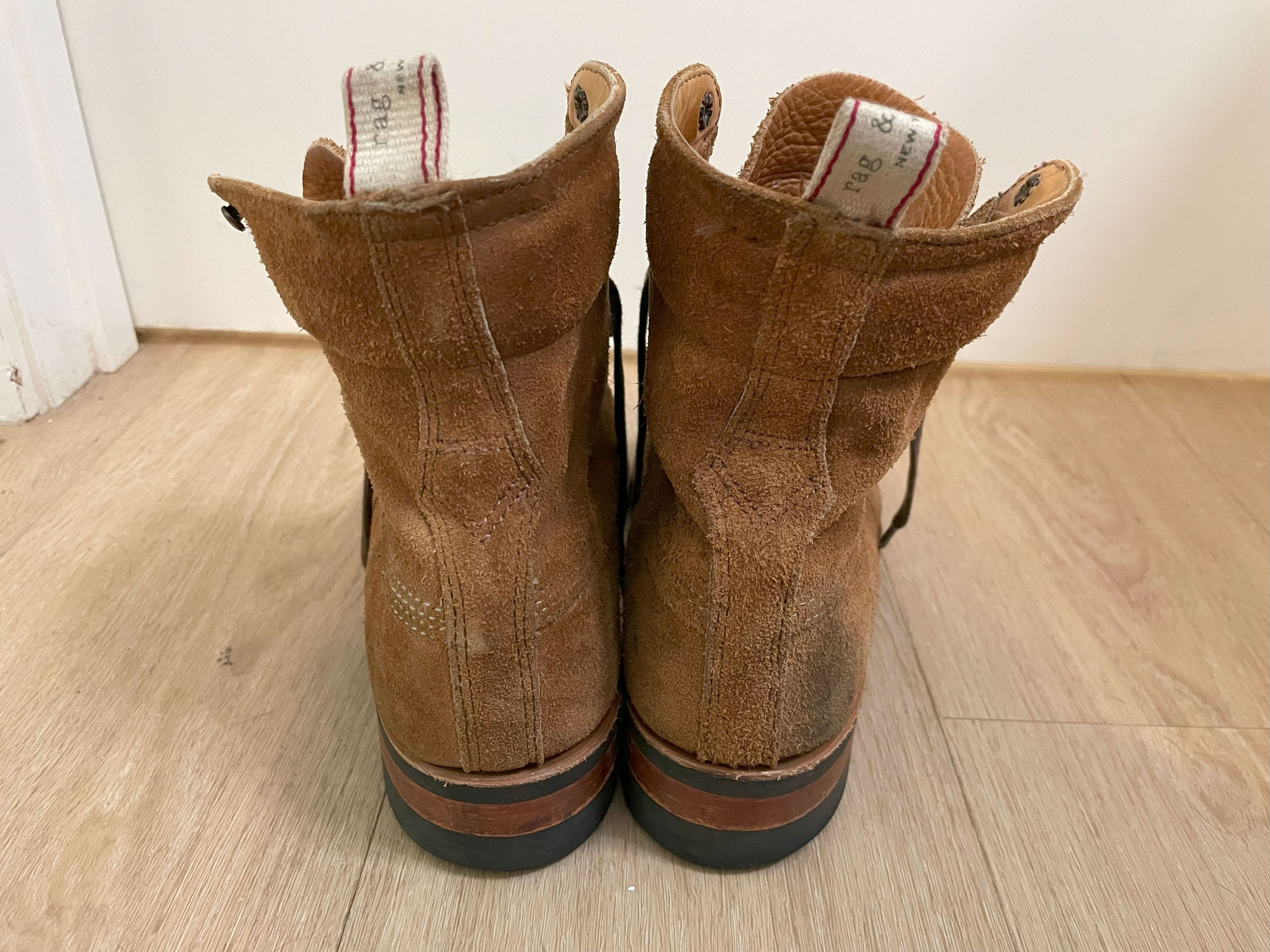 Rag & Bone Men’s Rag & Bone Vintage Style Suede Chukka boots Size US 8.5 / EU 41-42 - 3 Thumbnail