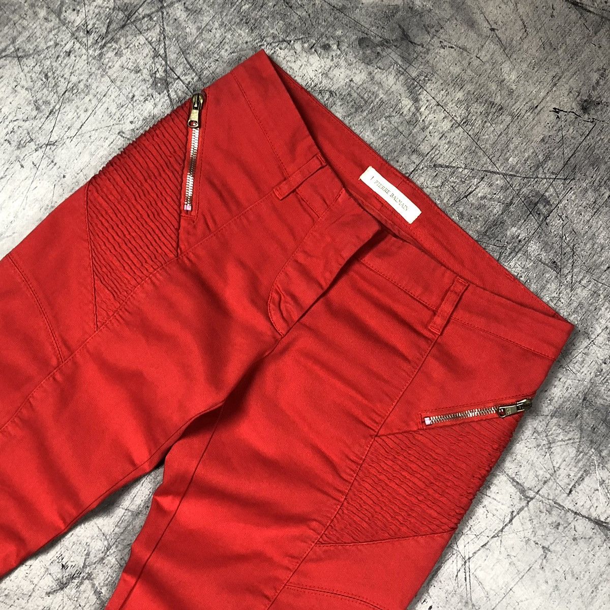 Designer × Pierre Balmain Vintage Pierre Balmain Designer Luxury Zip Jeans y2k hype og Size 26" / US 2 / IT 38 - 4 Thumbnail