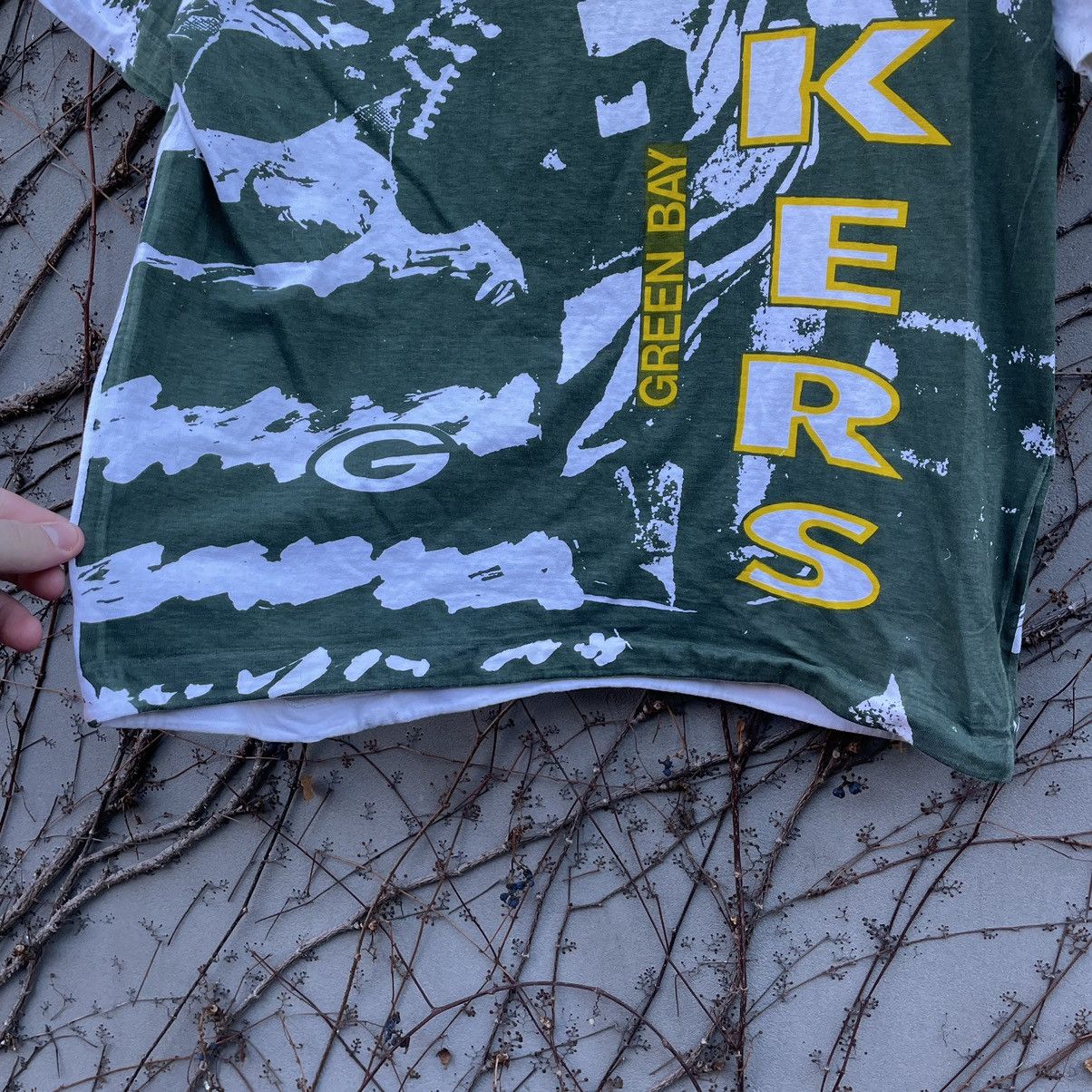NFL Vintage 90’s Green Bay Packers Overprint NFL T-Shirt Size US M / EU 48-50 / 2 - 10 Thumbnail