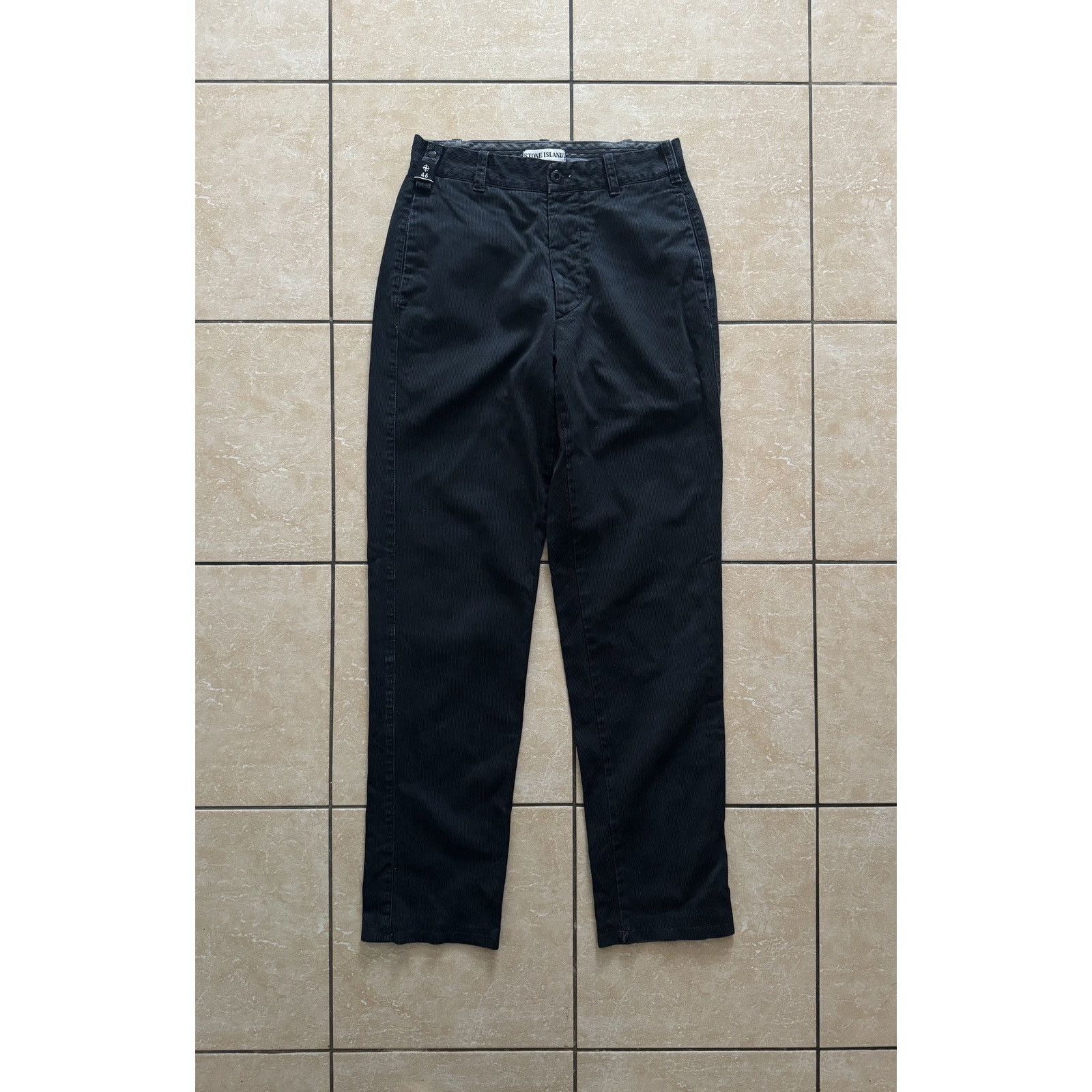 Stone Island Vintage Stone Island Corduroy black pants Size US 30 / EU 46 - 1 Thumbnail