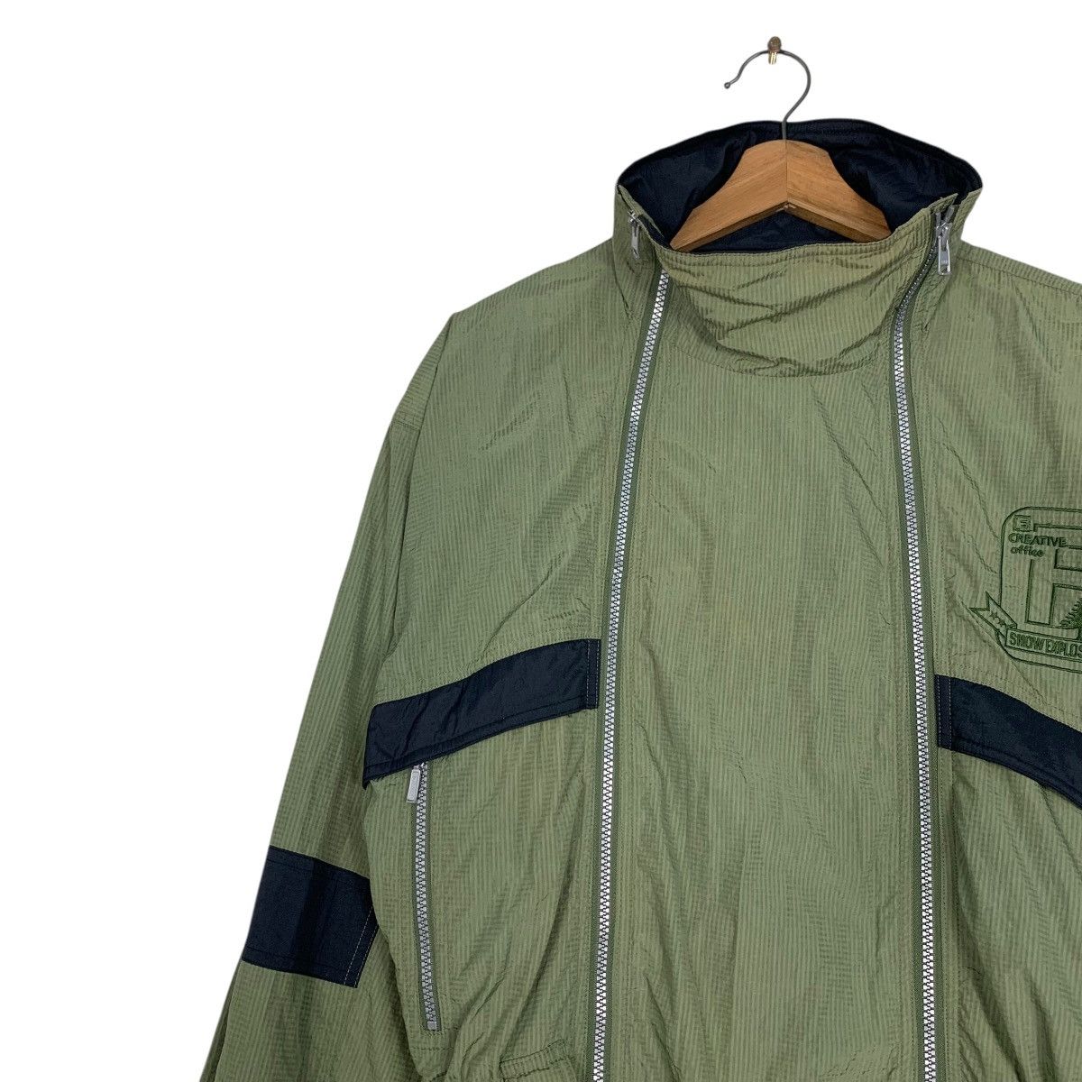 Japanese Brand CREATIVE OFFICE Snow Explosion Full Zip Coverall #2815-C127 Size US 32 / EU 48 - 3 Thumbnail