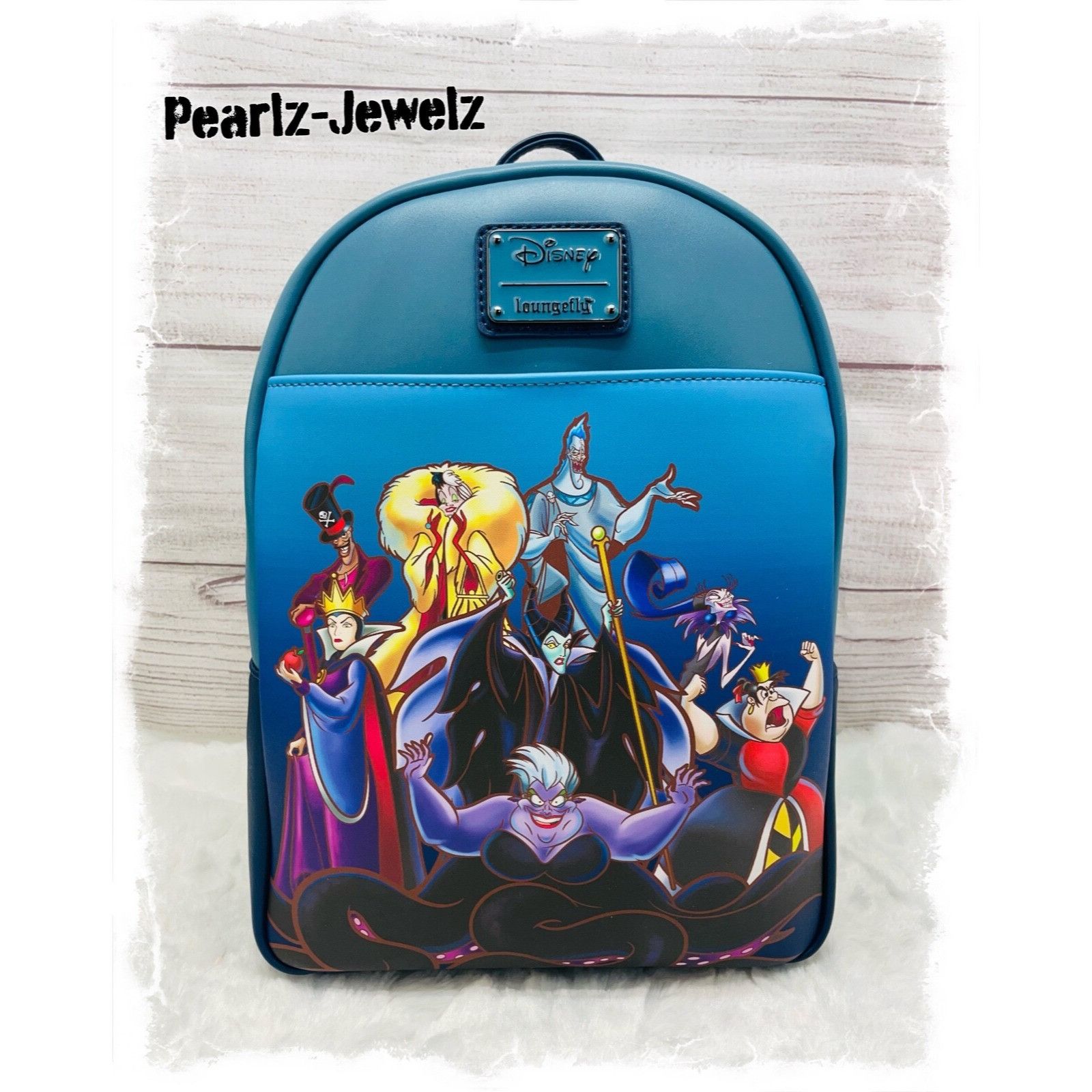 Disney Loungefly Disney Villains Ursula Evil Queen Cruella Mini Bac Size ONE SIZE - 1 Thumbnail