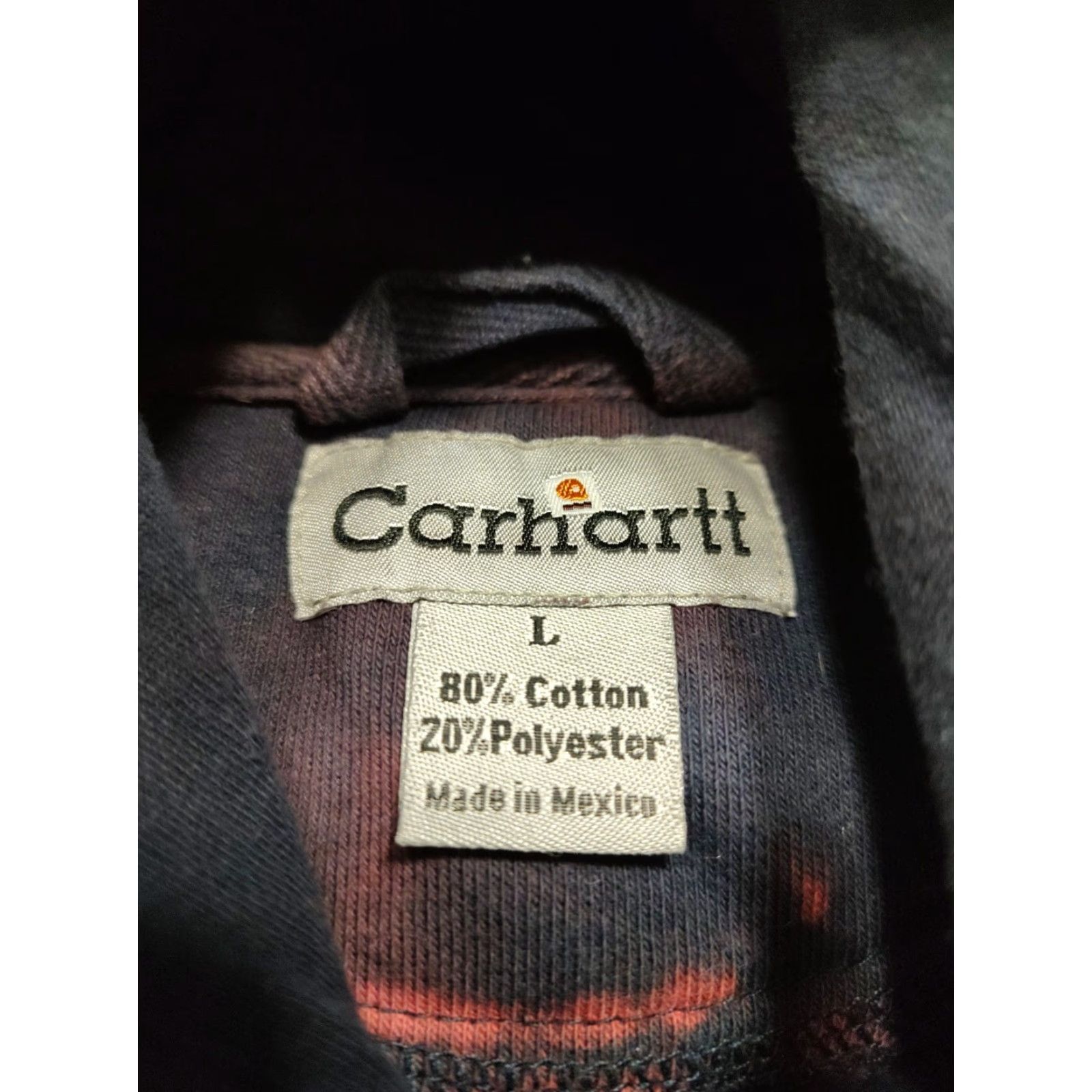 Carhartt VINTAGE Carhartt Hoodie Mens 2XL Navy Blue Tie Dye Acid Wash 90s College Outdoor Pullover Sweatshirt Size US XXL / EU 58 / 5 - 5 Thumbnail