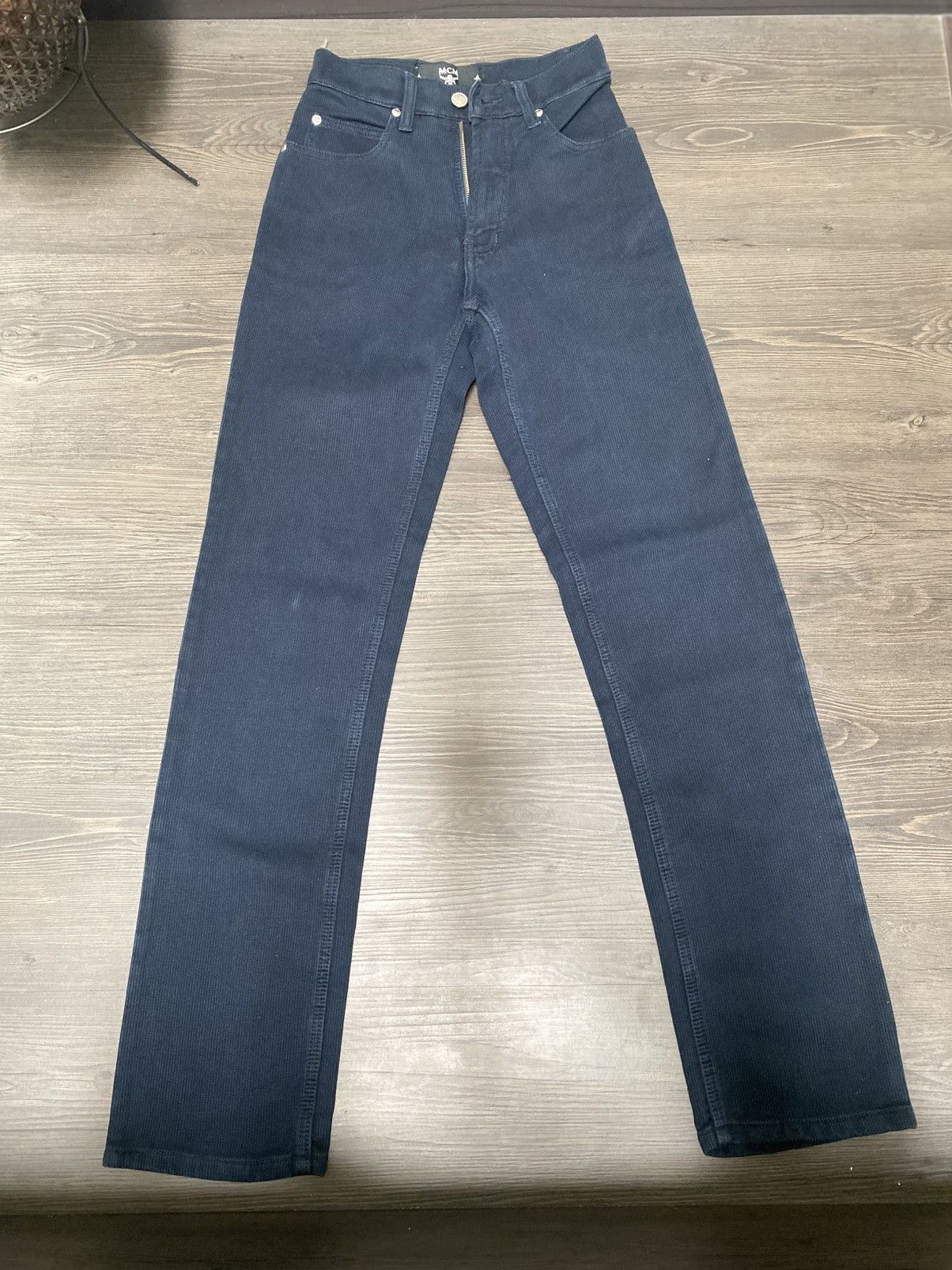 MCM MCM Luxury Corduroy Denim Jeans - Italy Size 25" / US 0 / IT 36 - 2 Thumbnail