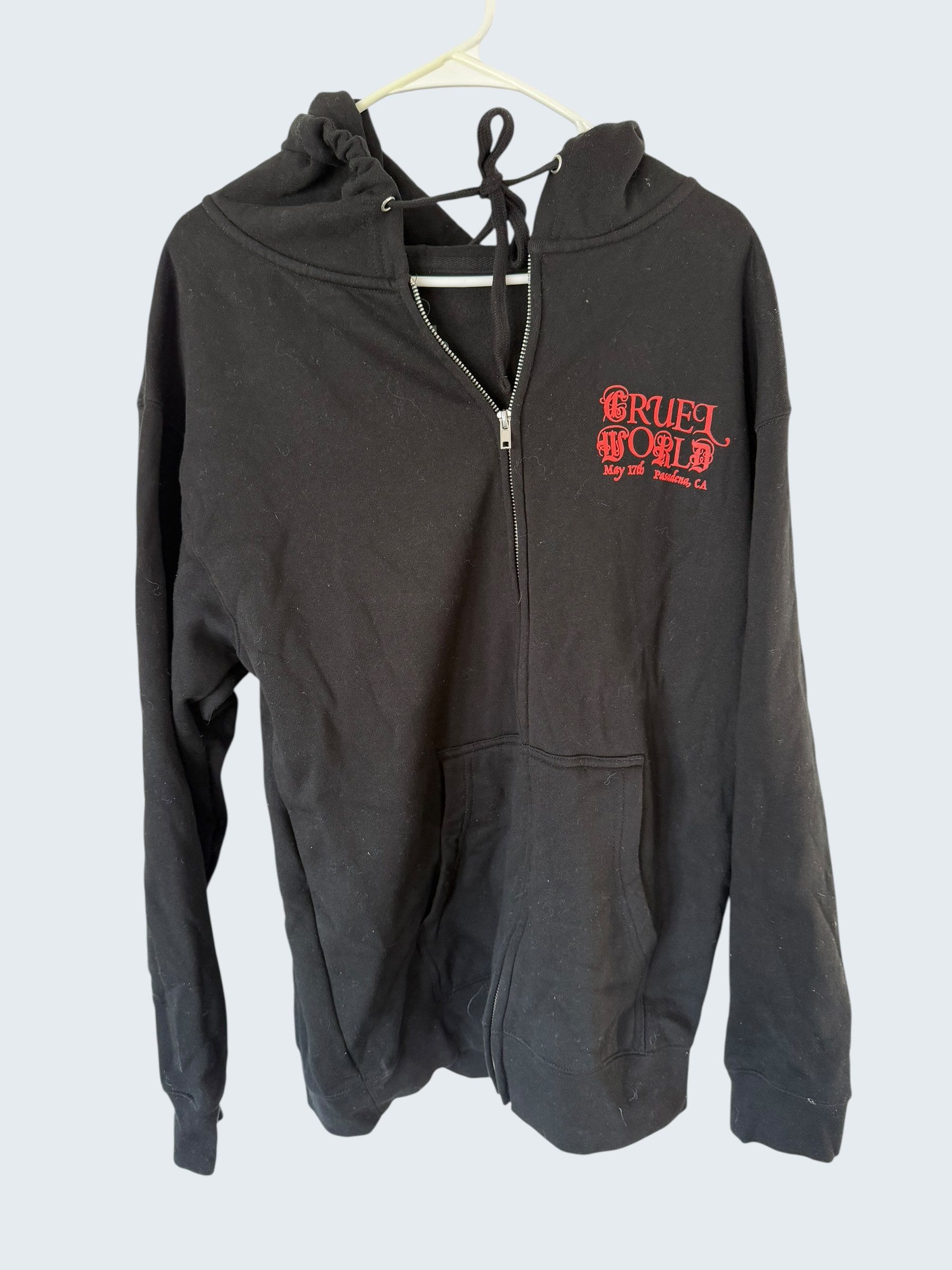 Other Cruel World 2025 Hoodie – Post Punk / Goth Festival Merch Size US L / EU 52-54 / 3 - 4 Thumbnail